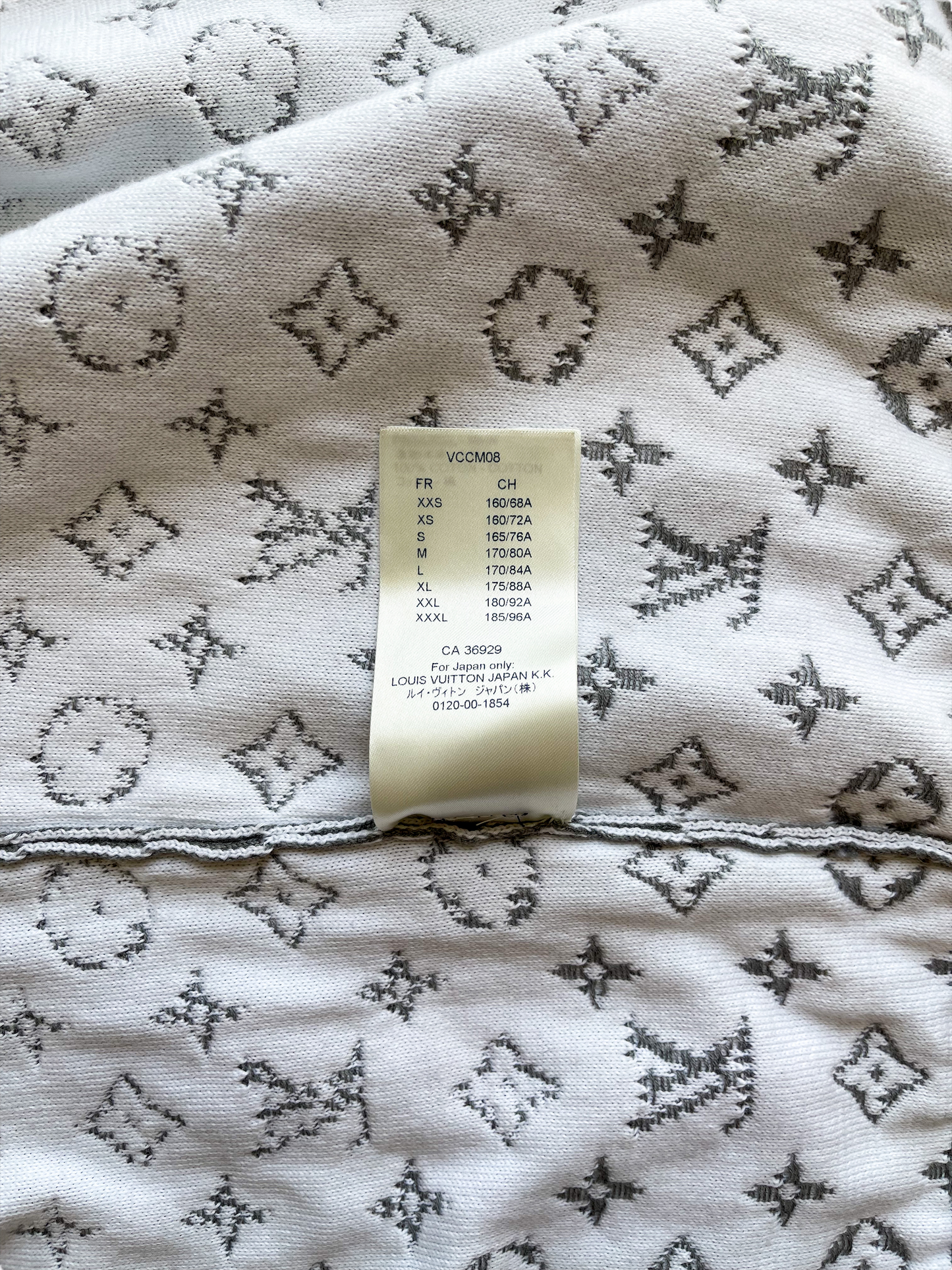 Louis Vuitton Grey Monogram Gradient Sweater