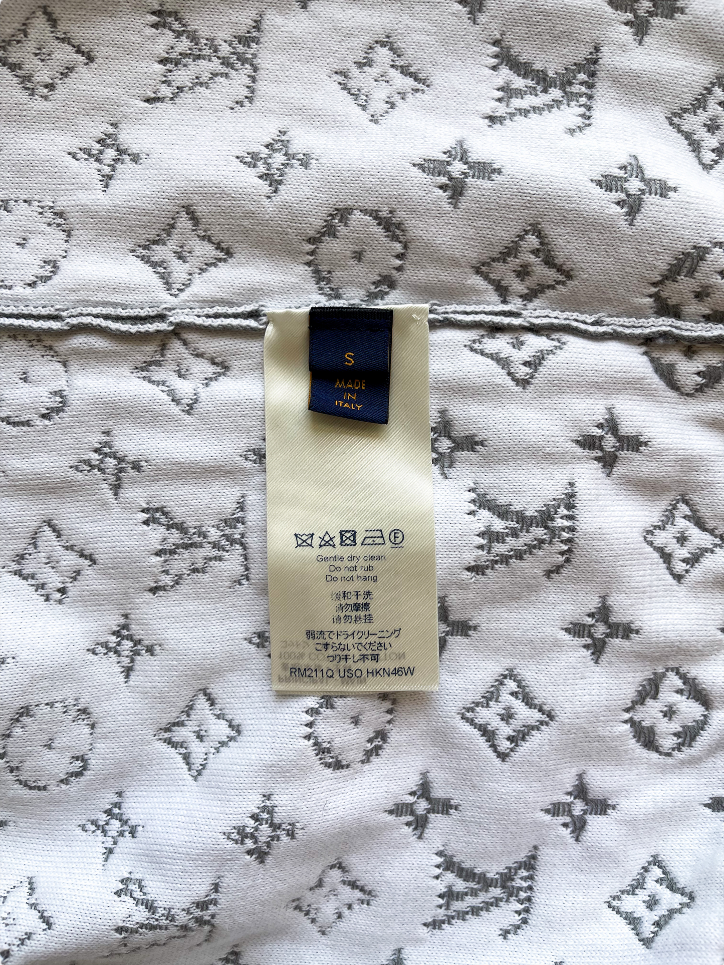Louis Vuitton Grey Monogram Gradient Sweater