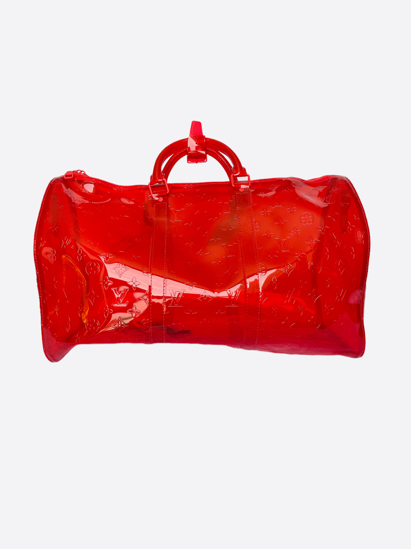Louis Vuitton Red Prism Keepall 50