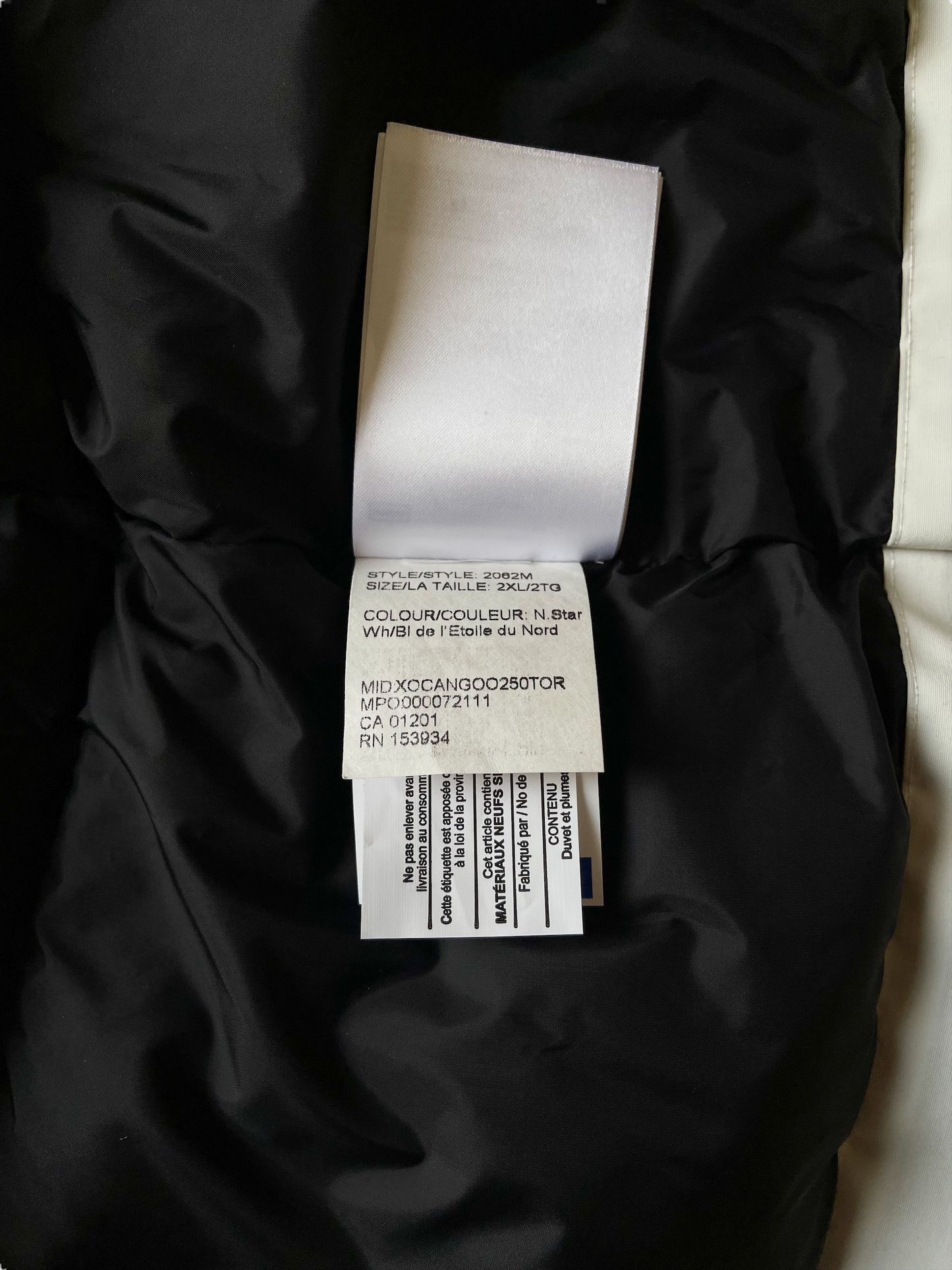 Canada Goose White Langford Men's Jacket
