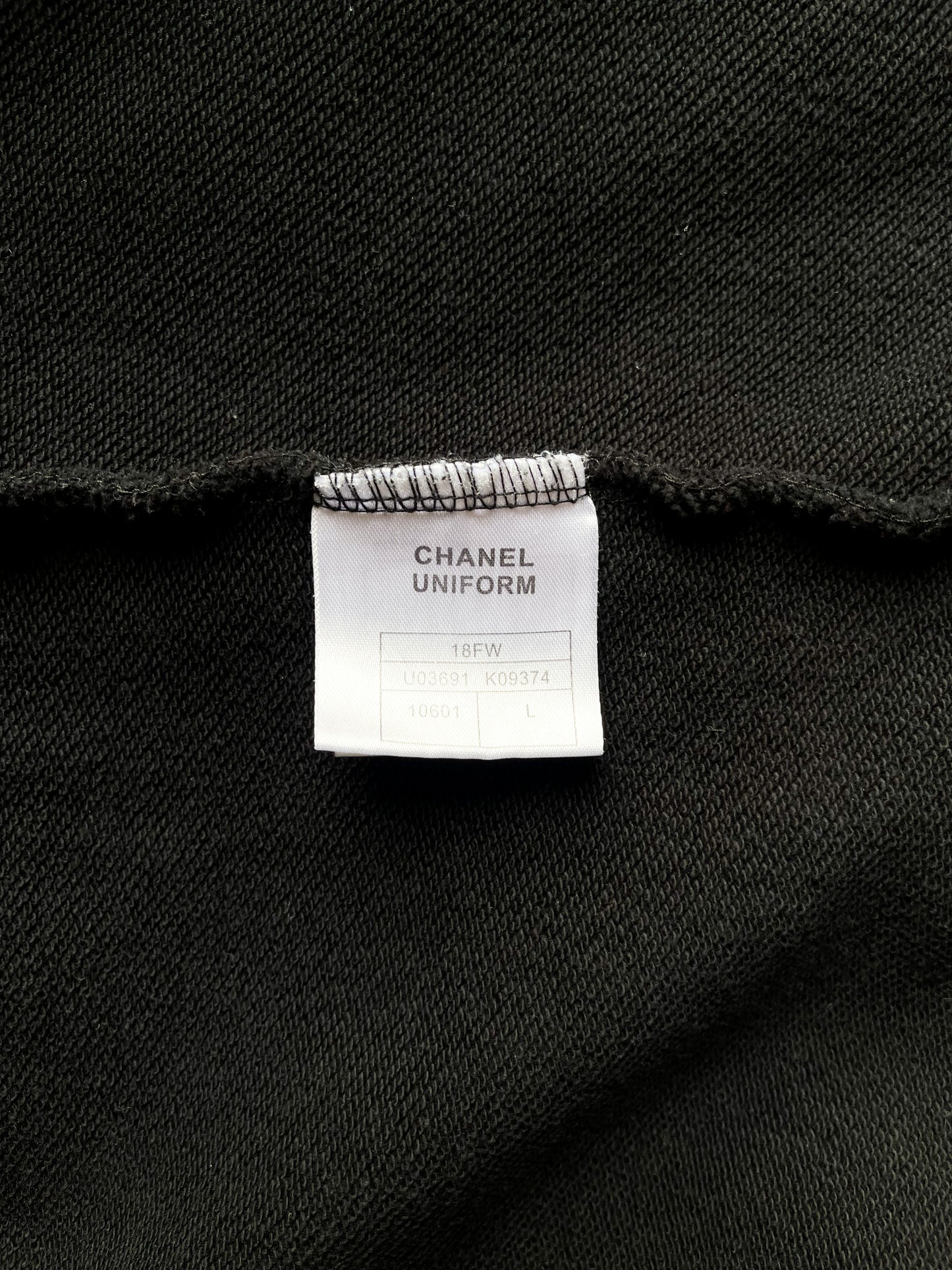 Chanel Uniform Logo Embroidered Sweater