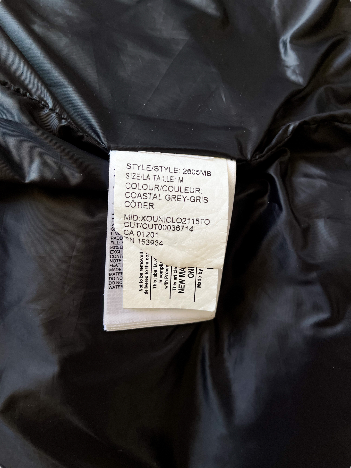 Canada Goose Coastal Grey Vernon Men's Jacket