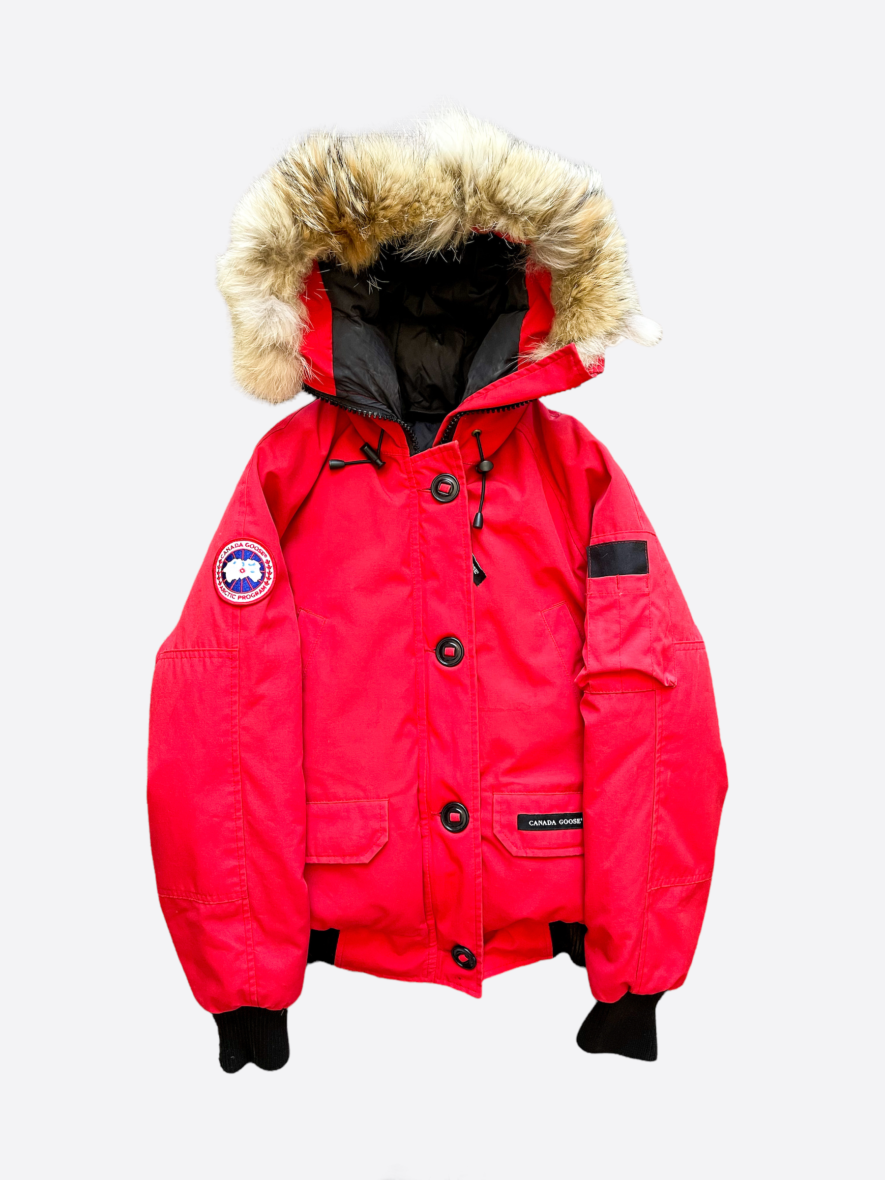 Canada goose sales jacket womens red