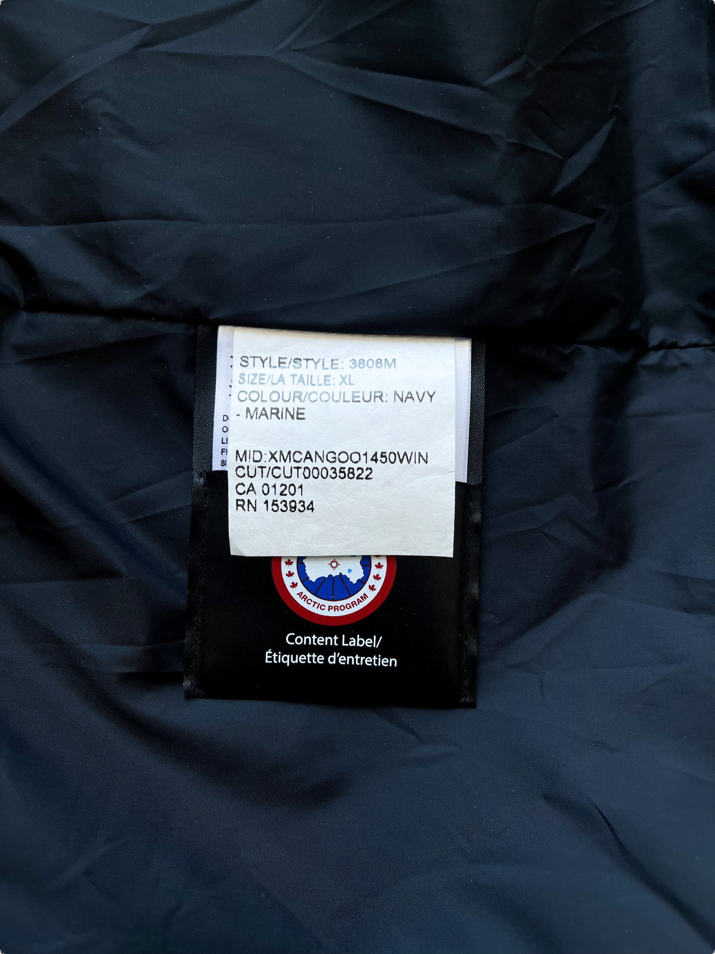 Canada Goose Navy Wyndham Men's Jacket