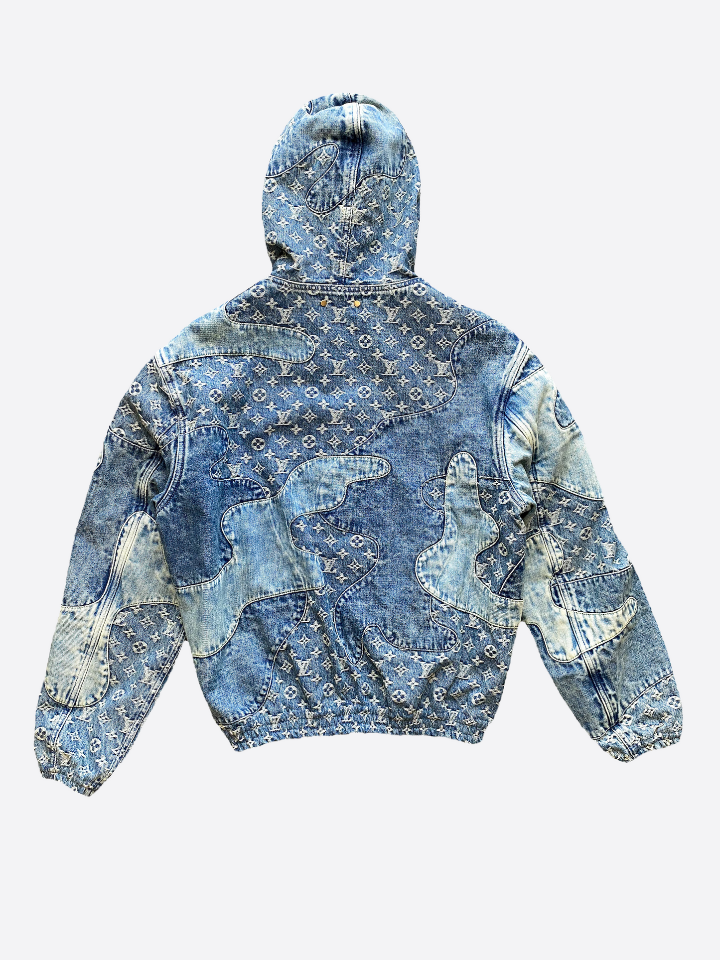 Louis Vuitton Nigo Hooded Denim Jacket