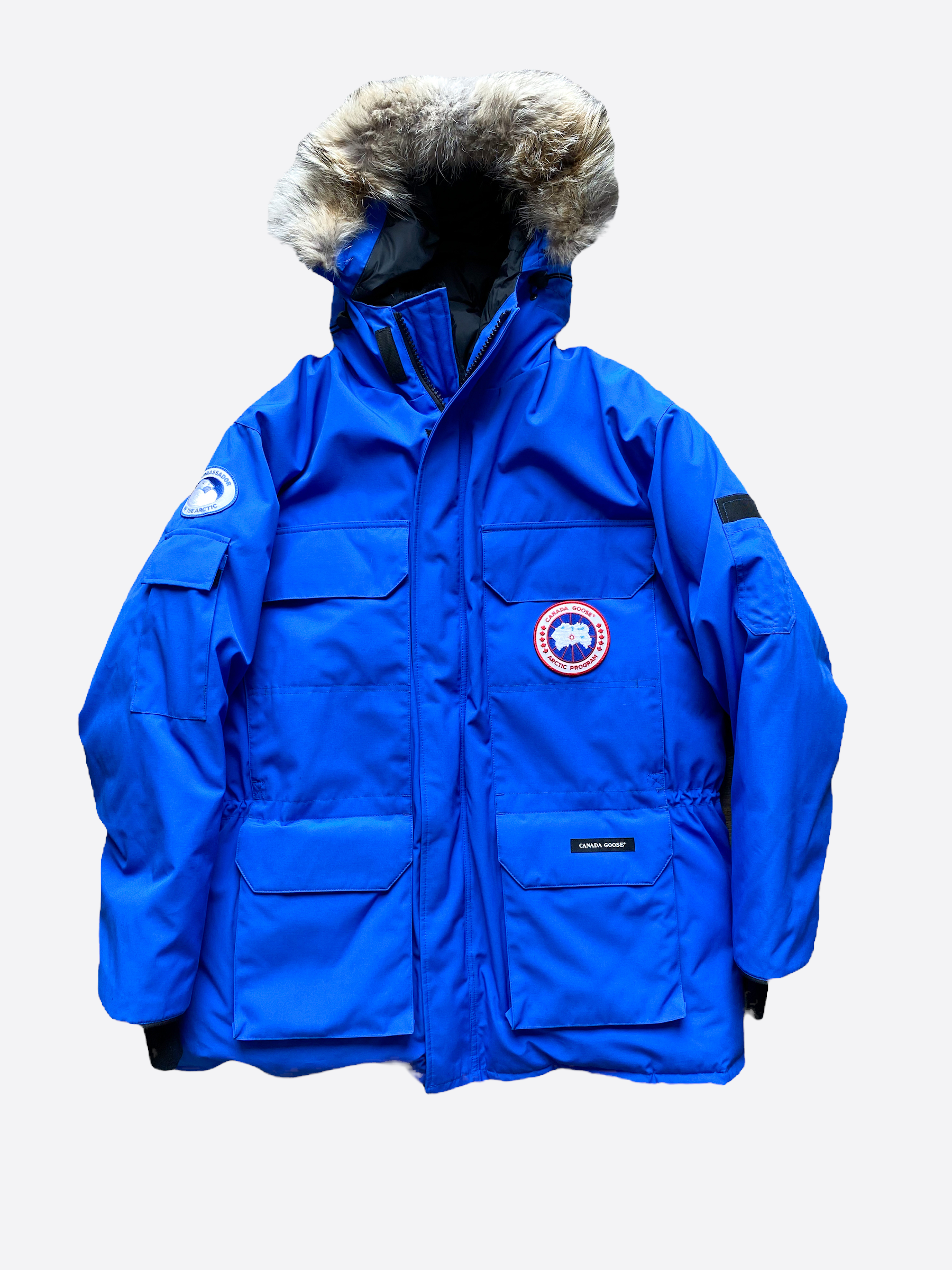 Canada goose pbi hot sale expedition parka blue men's