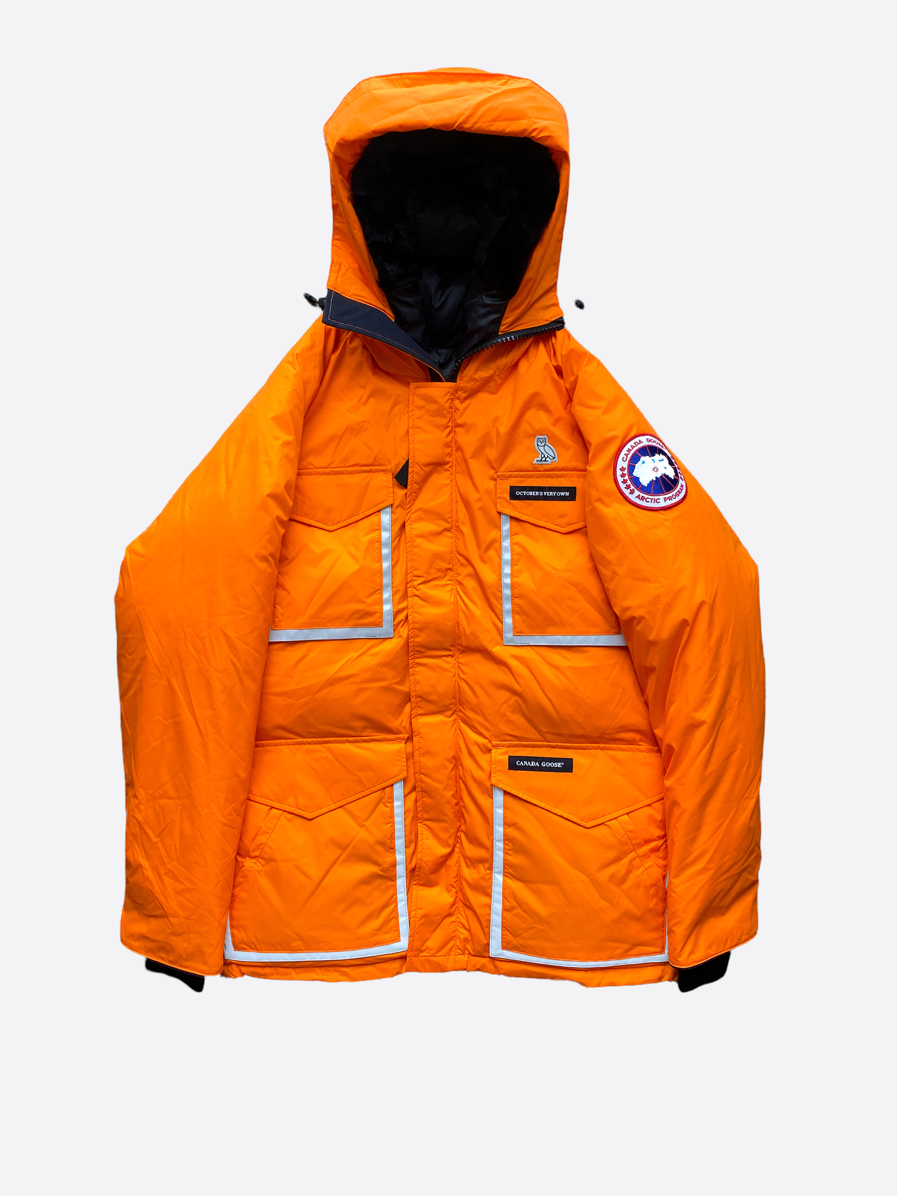 Canada goose jacket orange sales