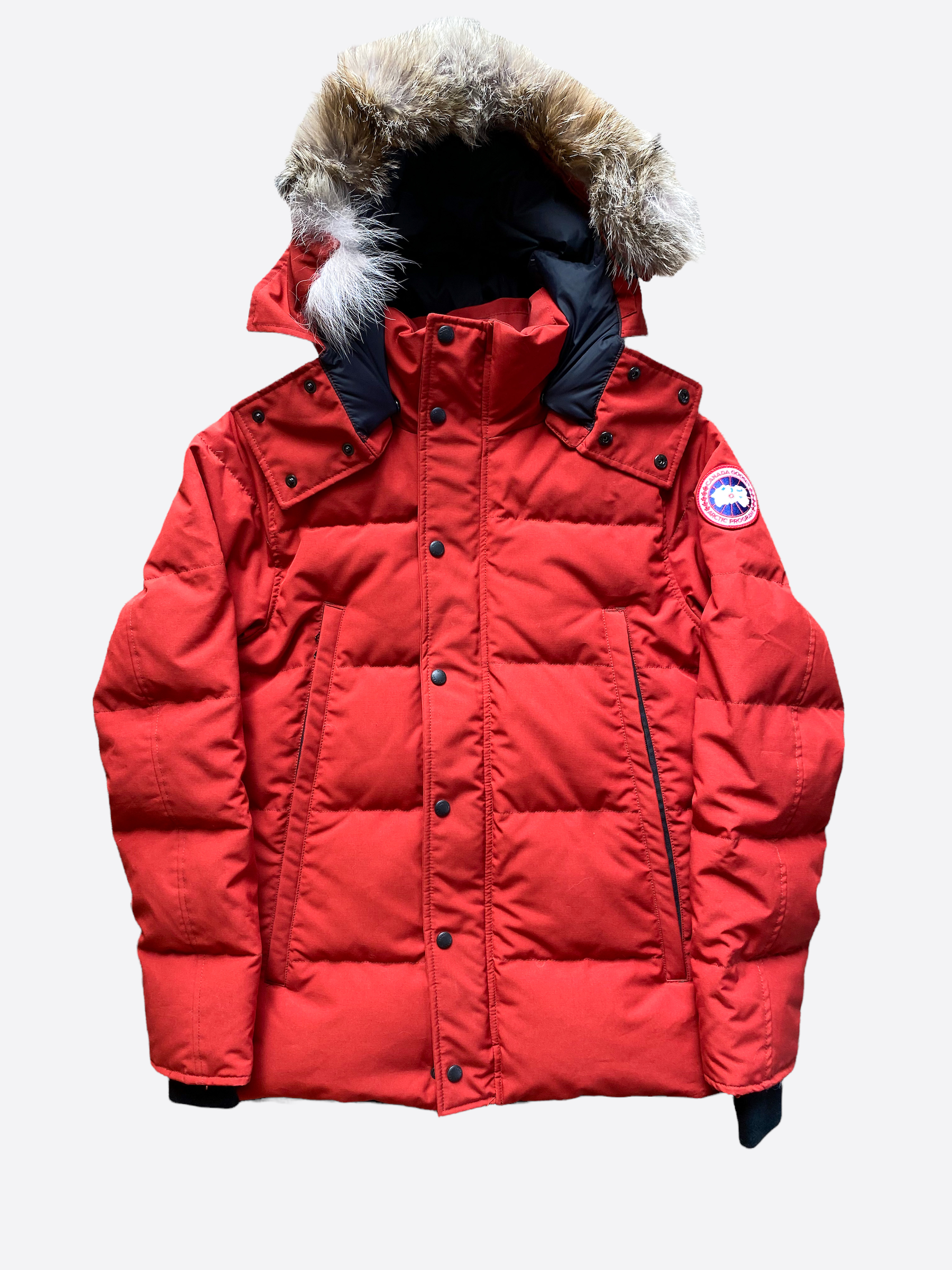Red canada goose coat on sale