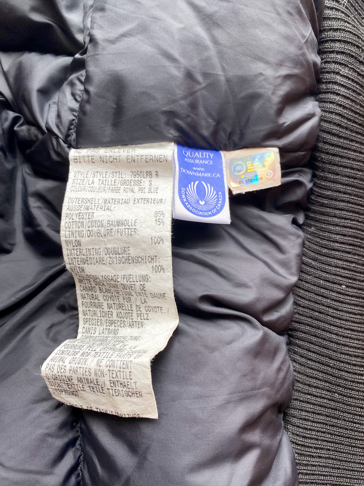 Canada Goose Royal PBI Blue Chilliwack Women's Jacket