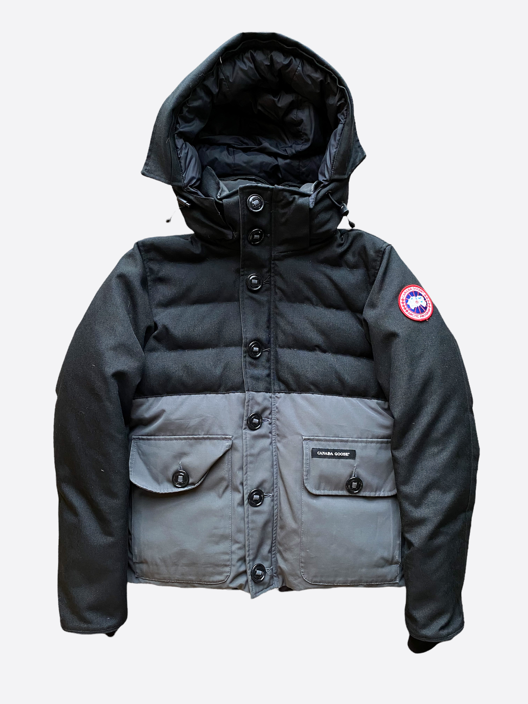 Canada Goose Black Grey Sporting Life Exclusive Wooland Men s Jacket