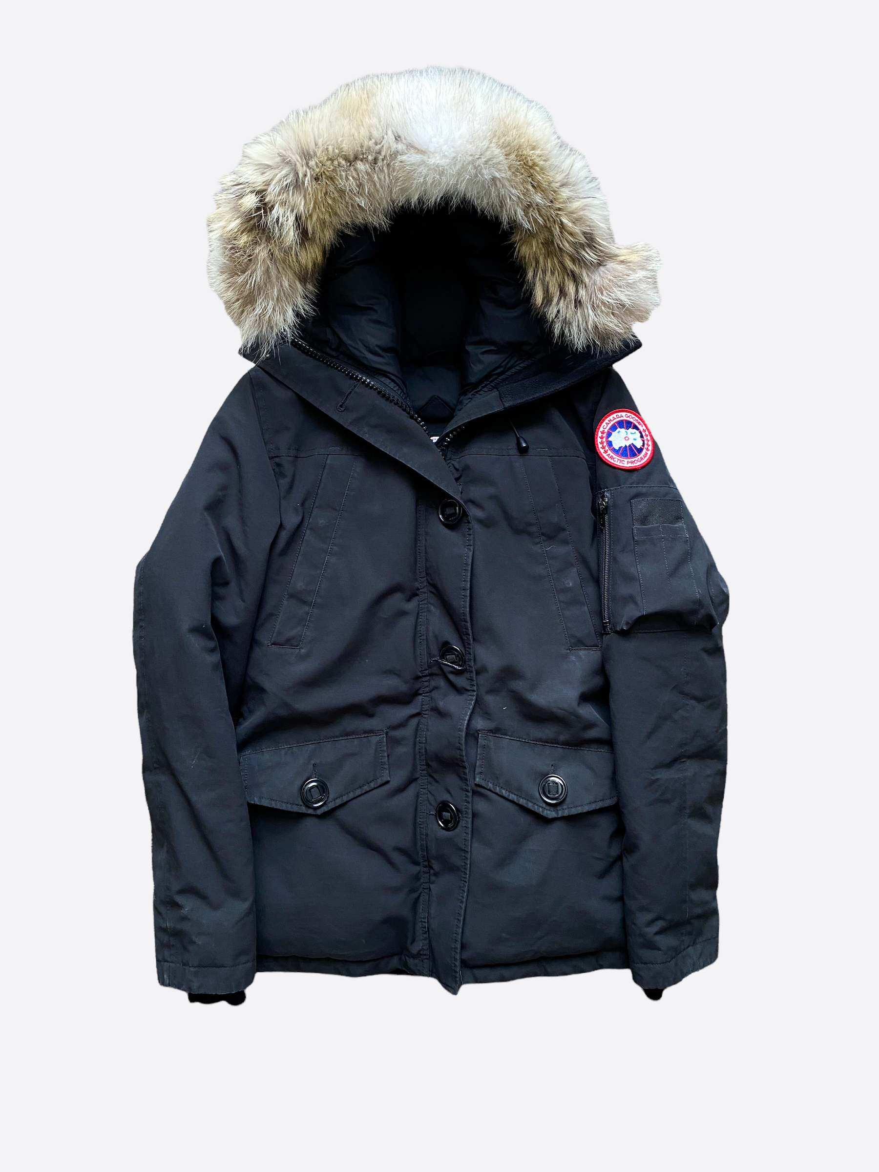 Albatha Logo Superdry Premium Parka Womens Coat Clearance North