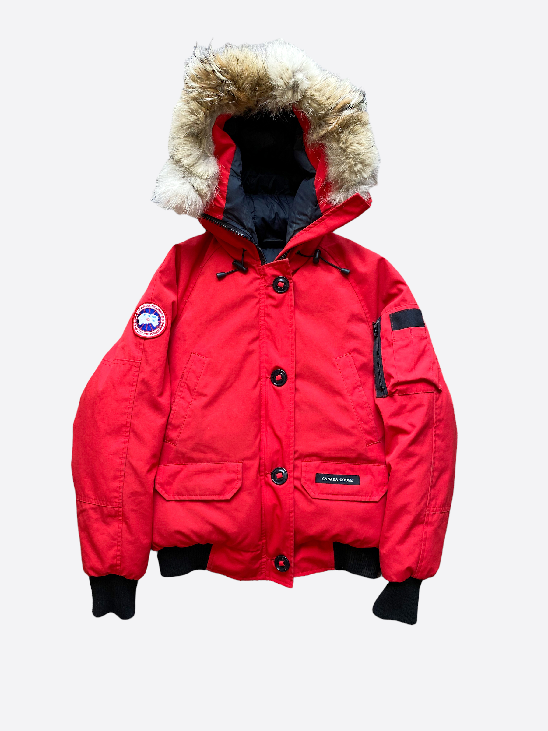 Canada goose 2025 red parka womens