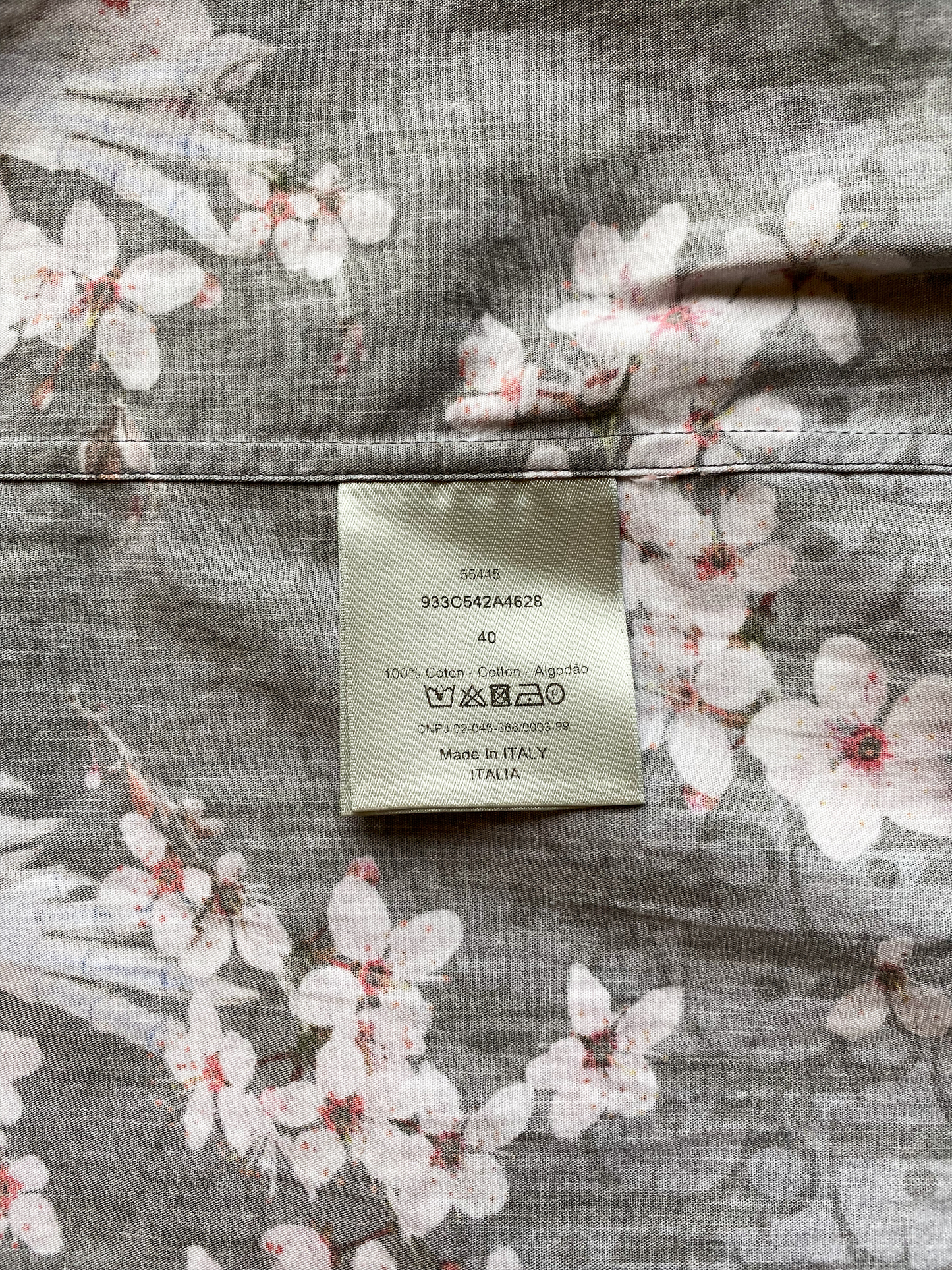 Dior Sorayama Oblique Dinosaur Button Up Shirt