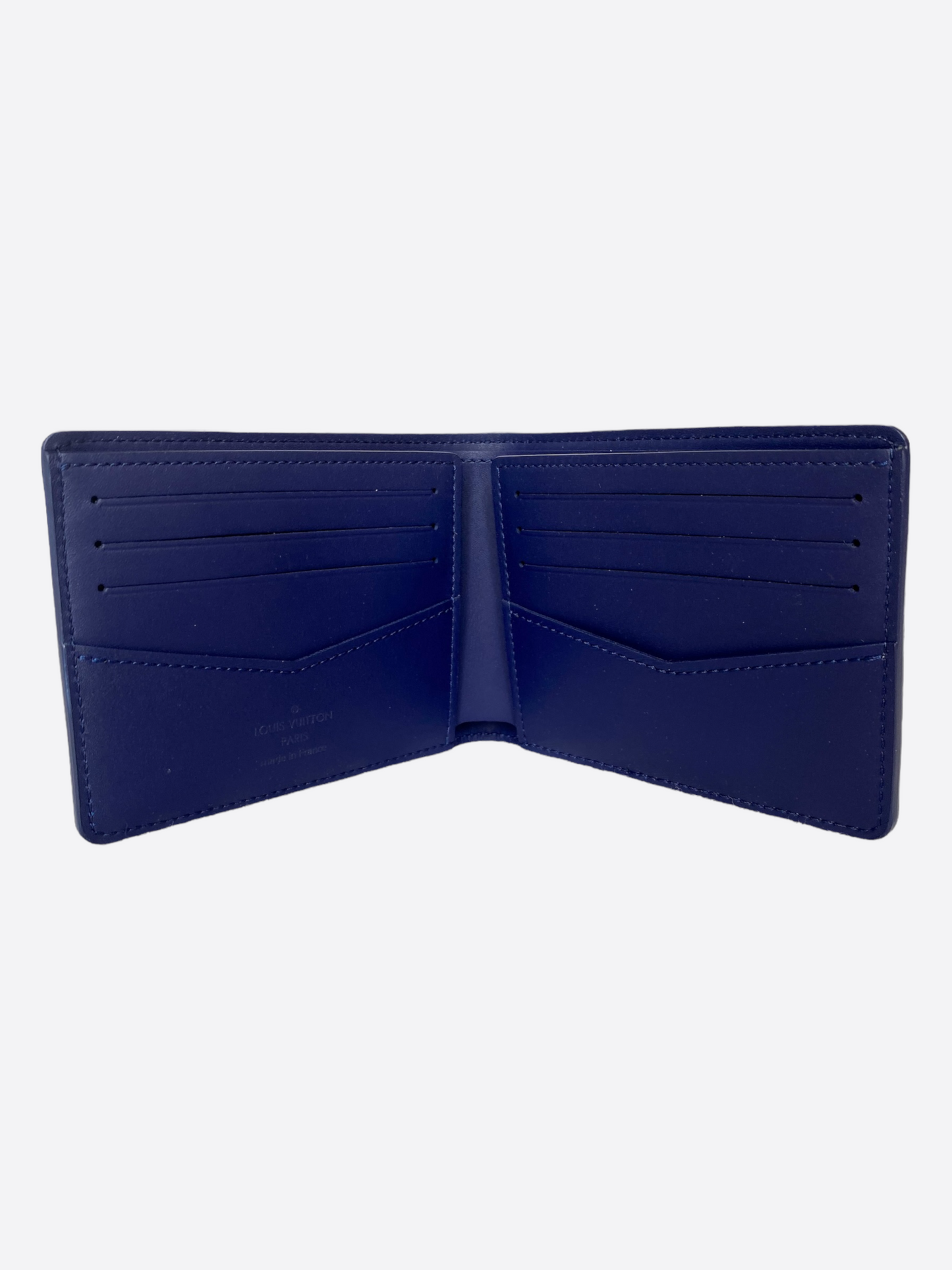Louis Vuitton Blue Monogram Bandana Multiple Wallet