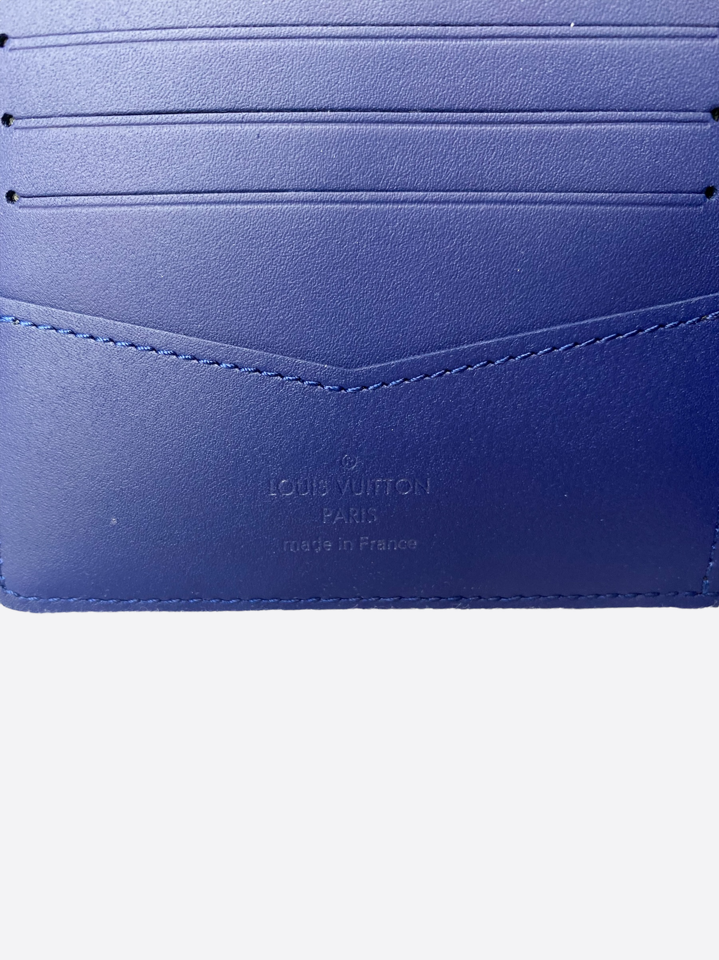 Louis Vuitton Blue Monogram Bandana Multiple Wallet