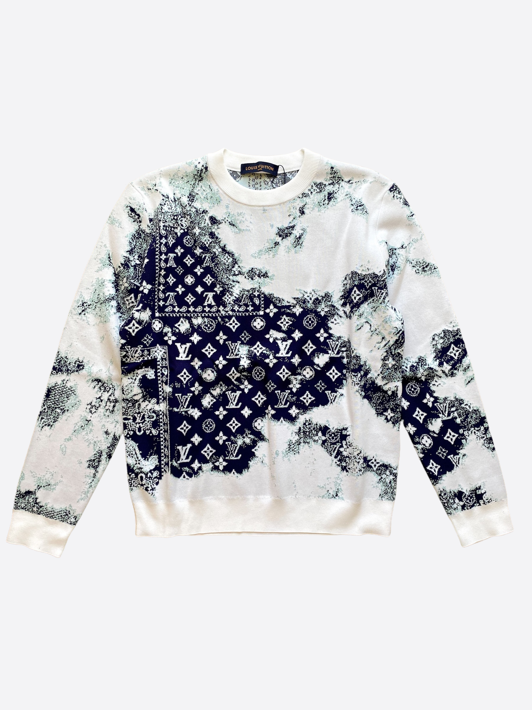 Louis Vuitton Bleached Sweatshirts 