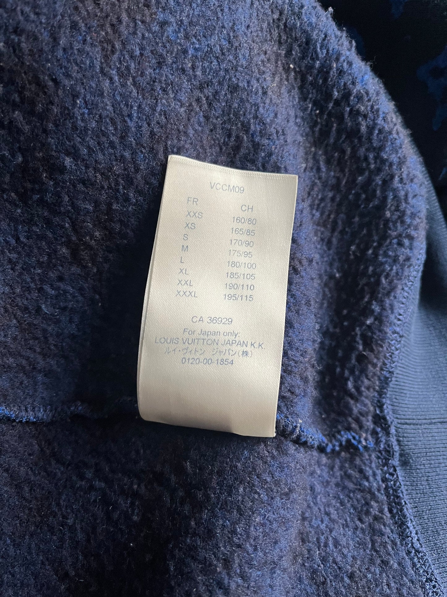 Louis Vuitton Blue Monogram Jacquard Sweater