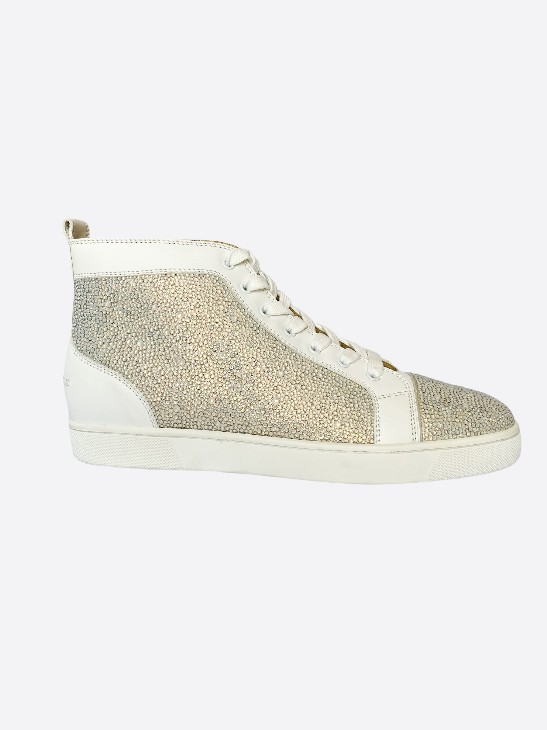 Christian louboutin white high top online