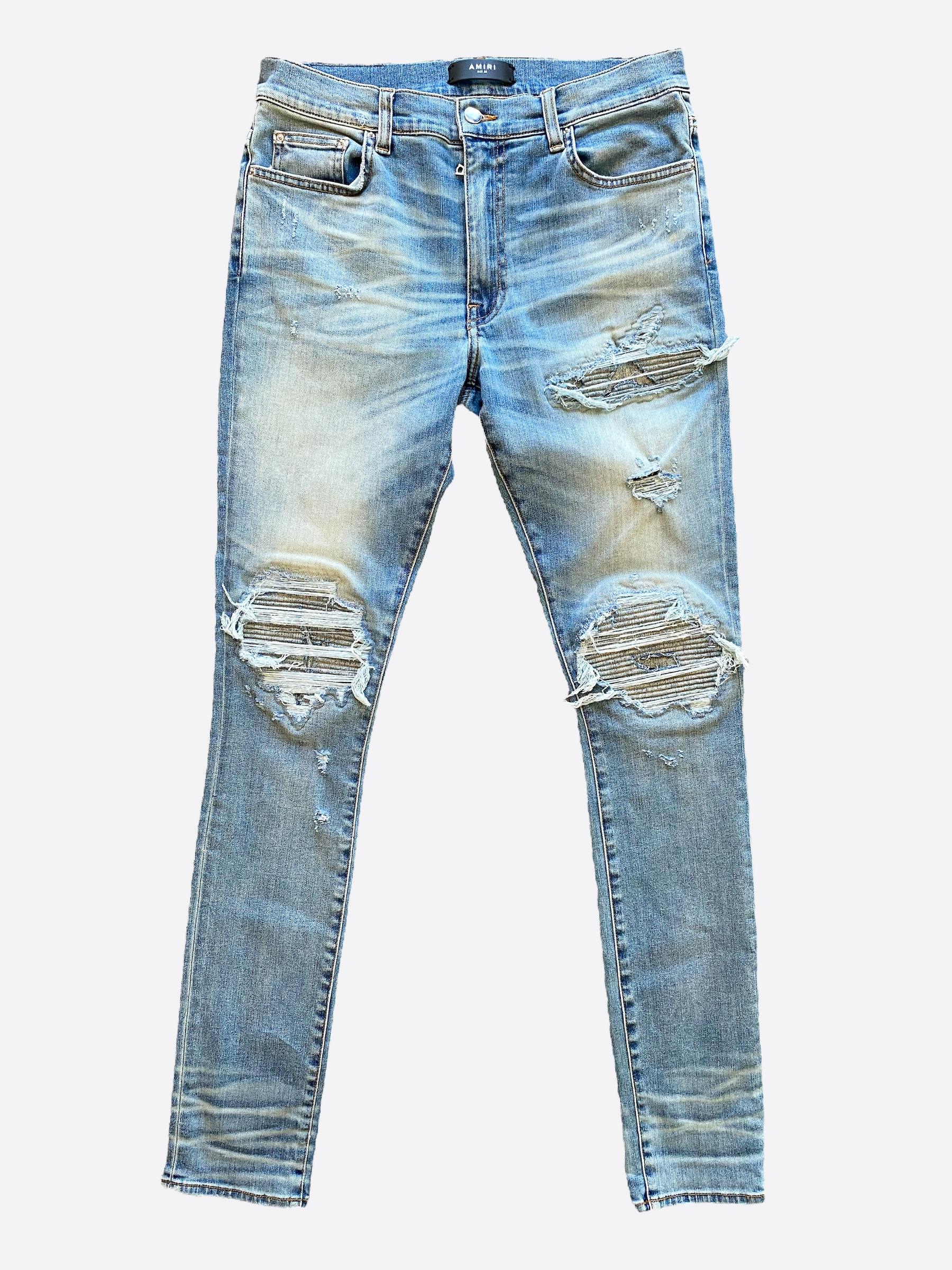 Amiri Indigo Distressed MX1 Jeans – Savonches