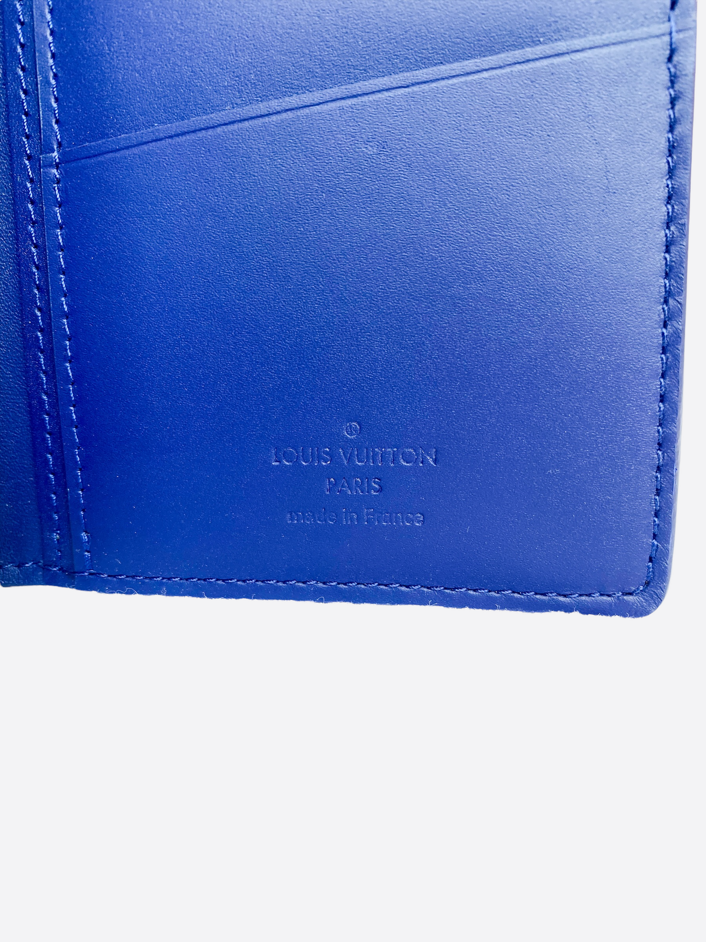Louis Vuitton Blue Bandana Monogram Brazza Wallet