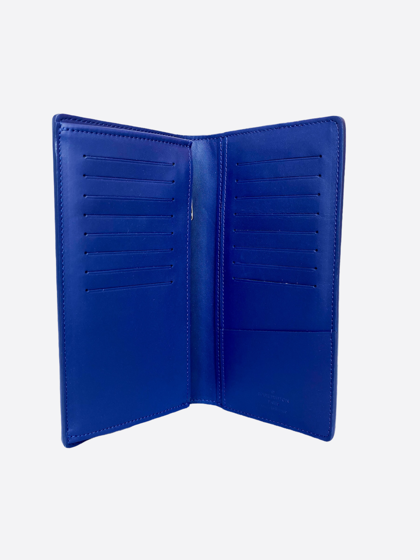 Louis Vuitton Blue Bandana Monogram Brazza Wallet