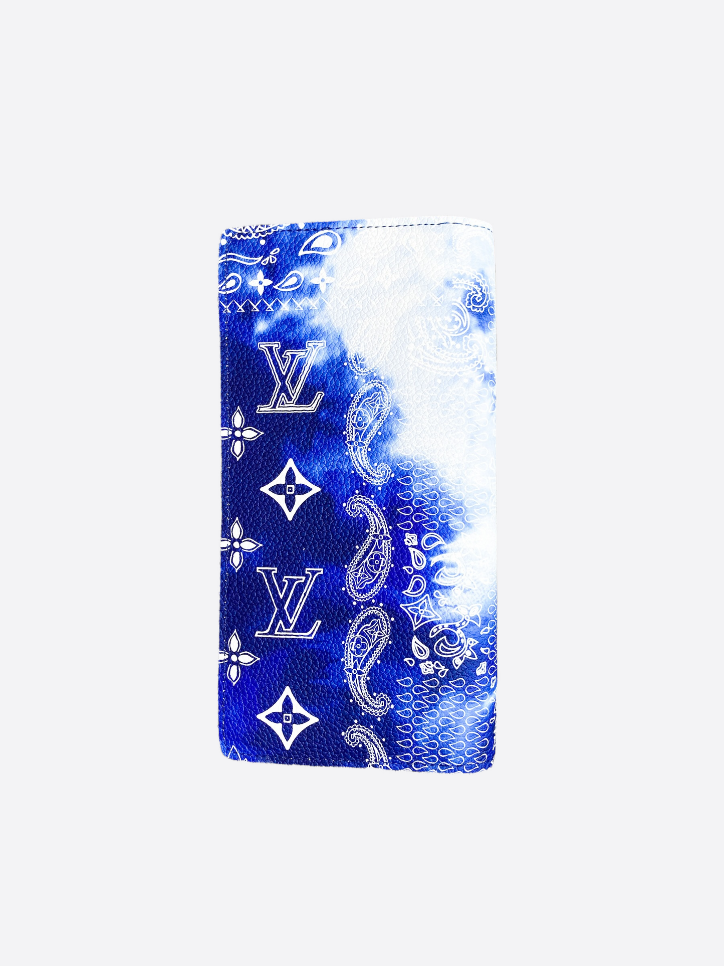 Louis Vuitton Blue Bandana Monogram Brazza Wallet