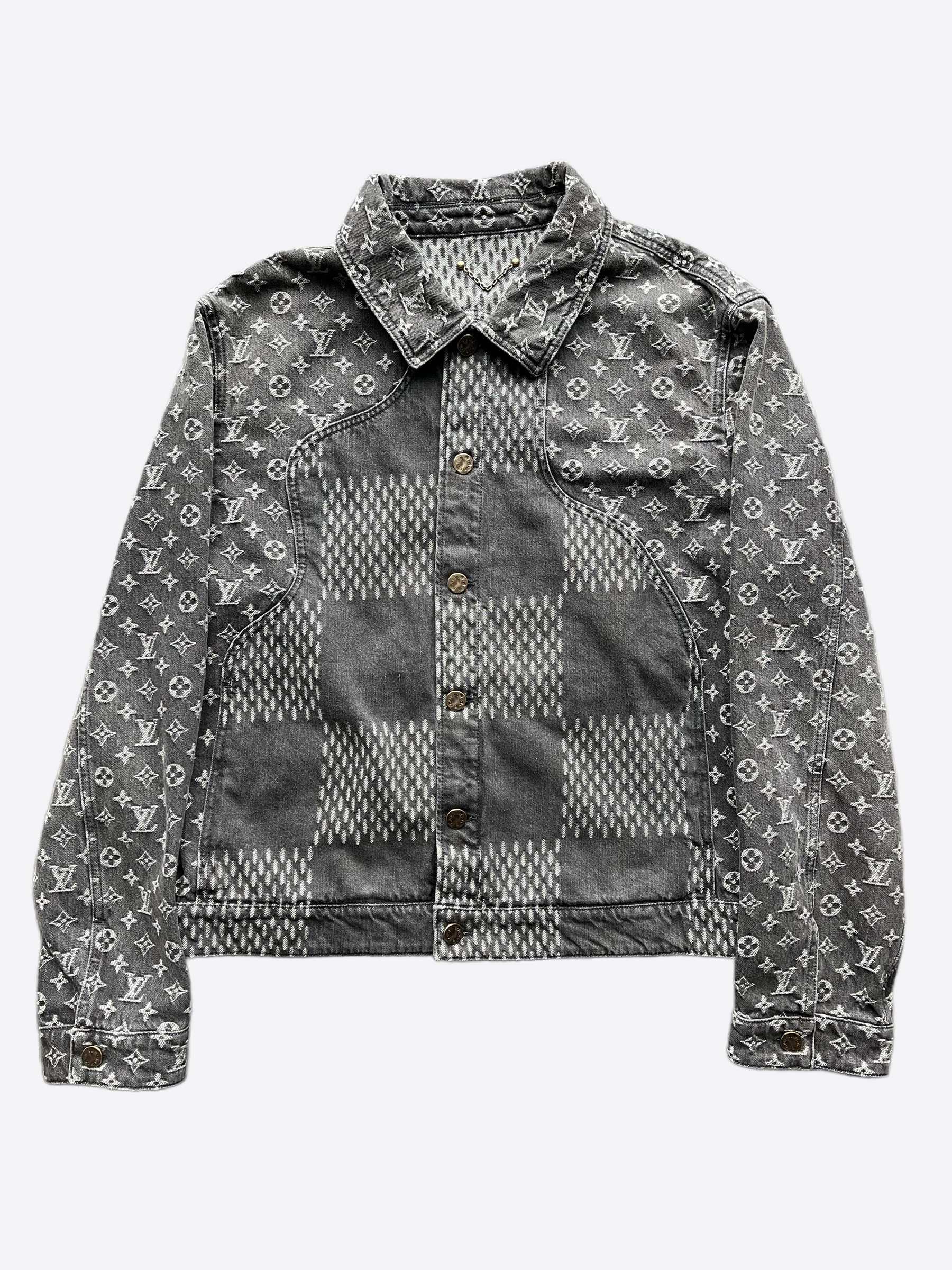 Louis Vuitton Nigo Grey Denim Jacket