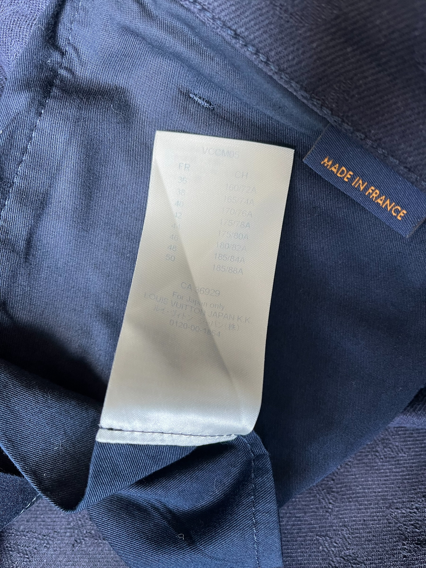 Louis Vuitton Navy Monogram Watercolor Jeans