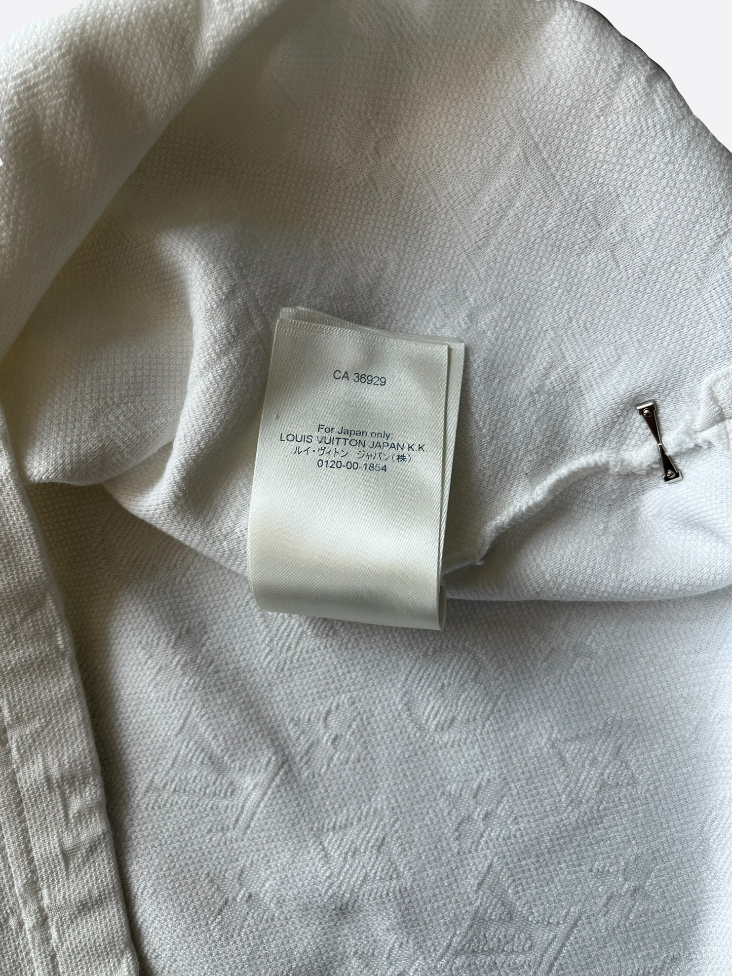 Louis Vuitton White Monogram Pocket Tee