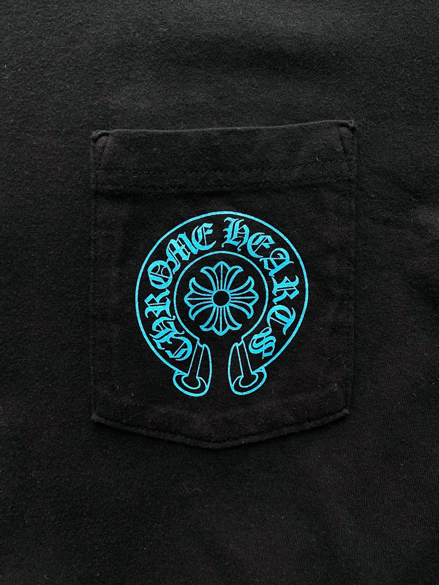 Chrome Hearts Black & Blue Triple Cross T-Shirt