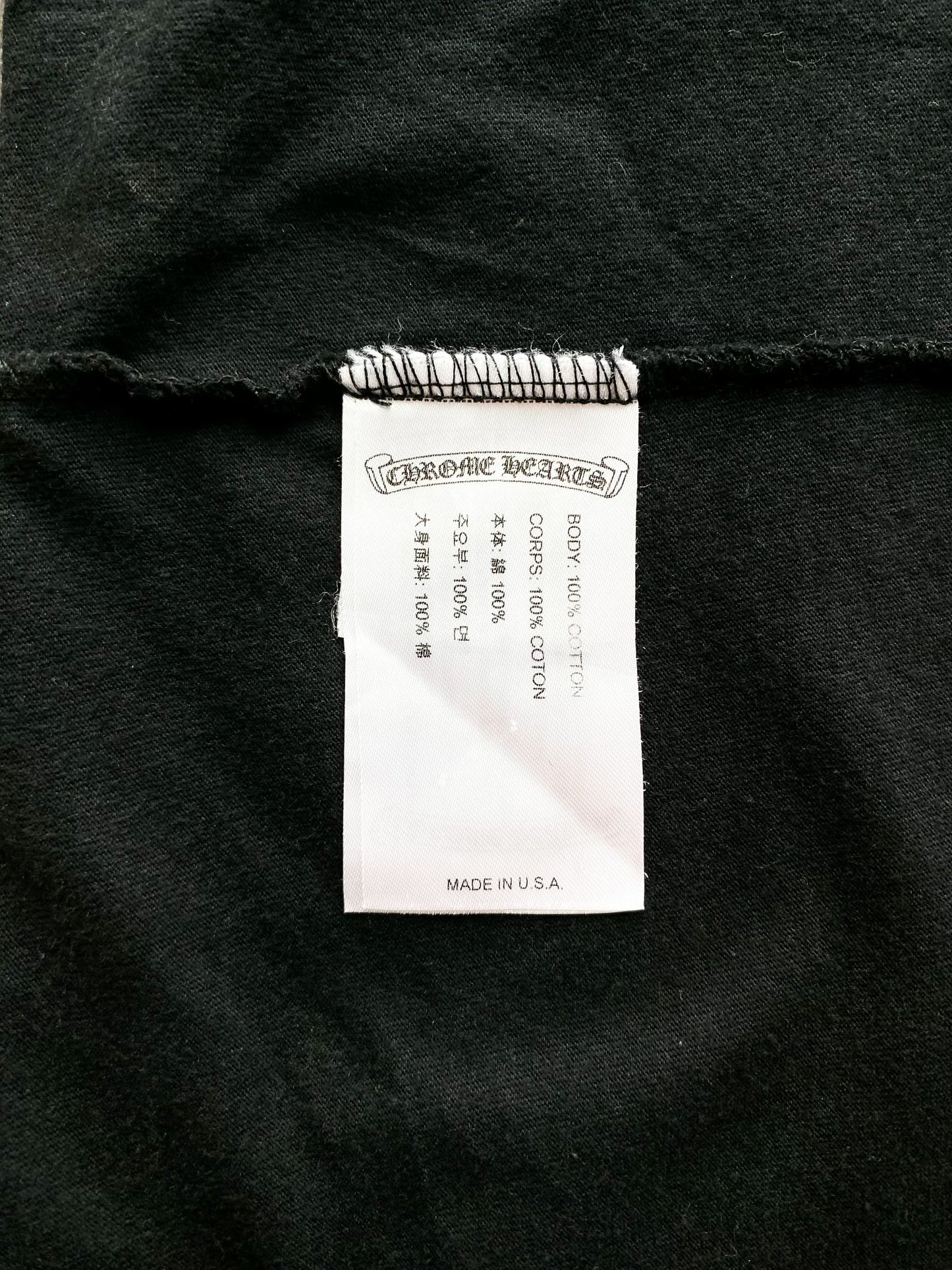 Chrome Hearts Black & Blue Triple Cross T-Shirt