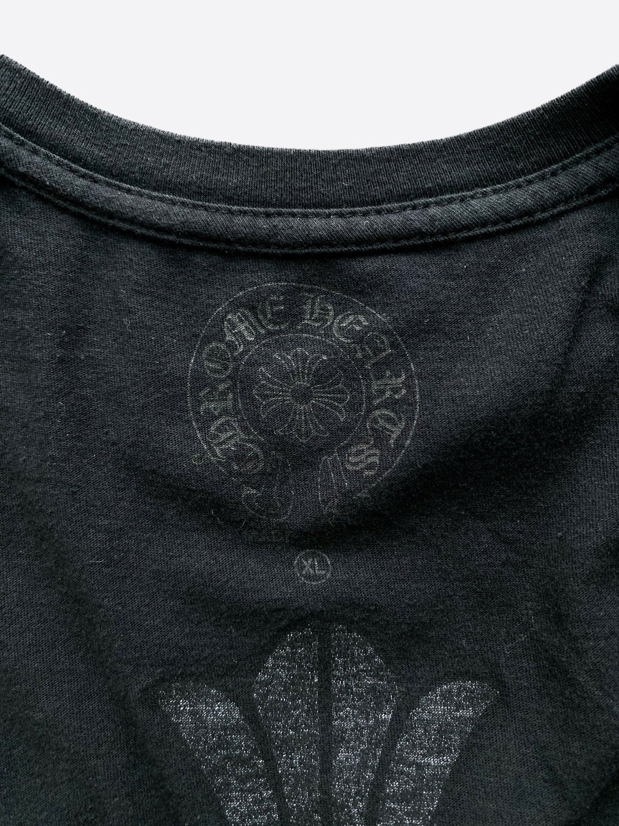 Chrome Hearts Black & Blue Triple Cross T-Shirt