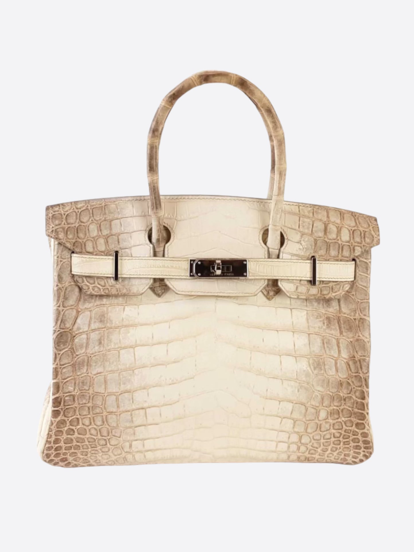 Hermès Himalaya Matte Crocodile Skin Birkin 25