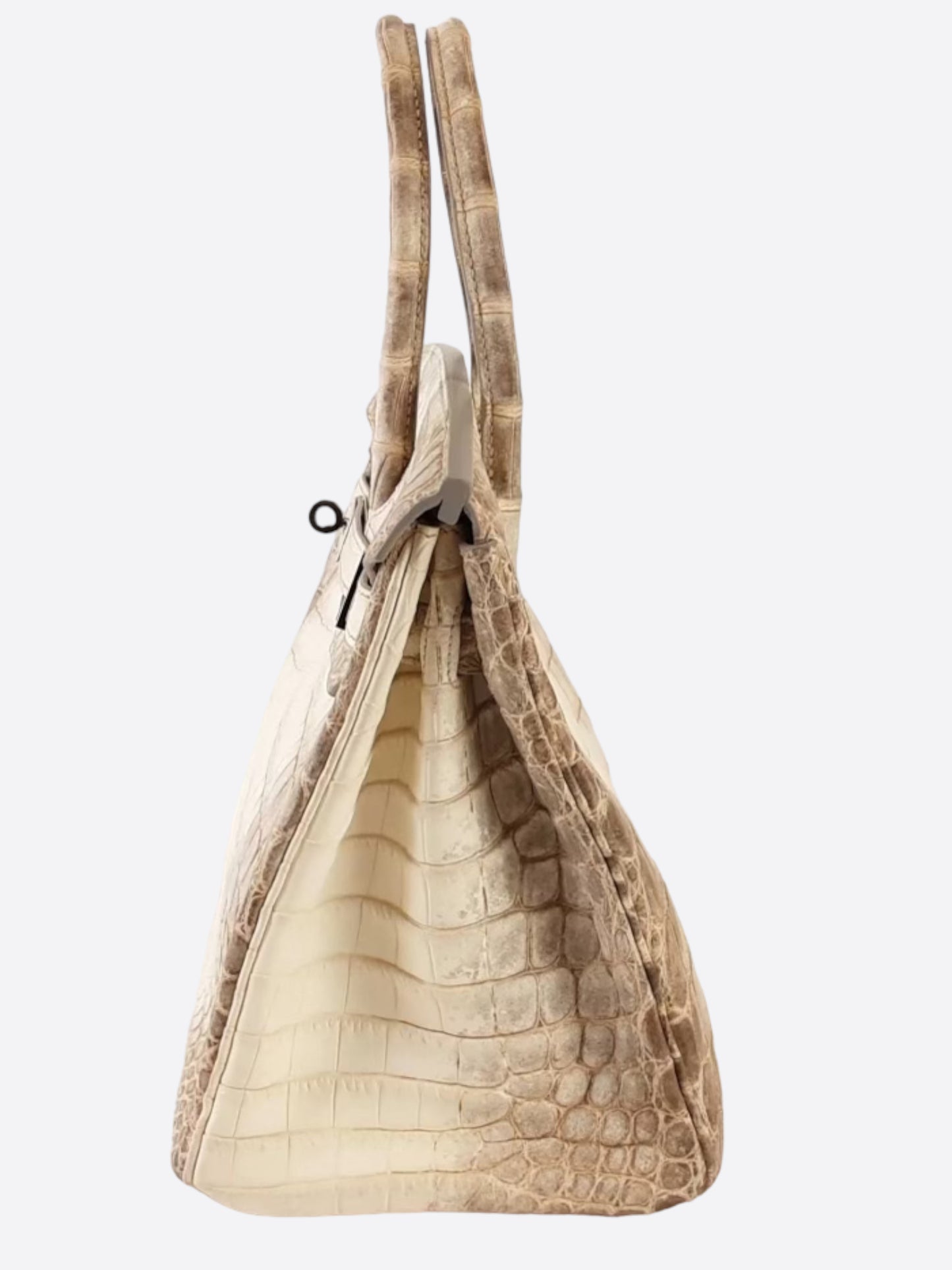 Hermès Himalaya Matte Crocodile Skin Birkin 25