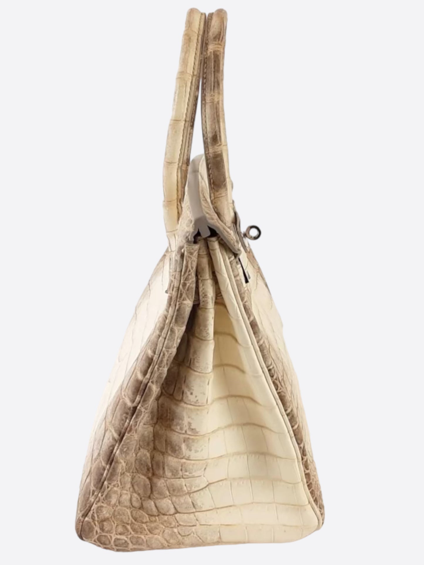 Hermès Himalaya Matte Crocodile Skin Birkin 25