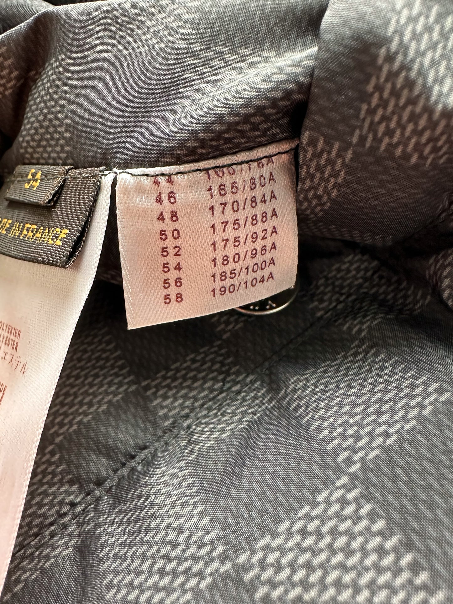 Louis Vuitton Black Damier Reversible Puffer Jacket