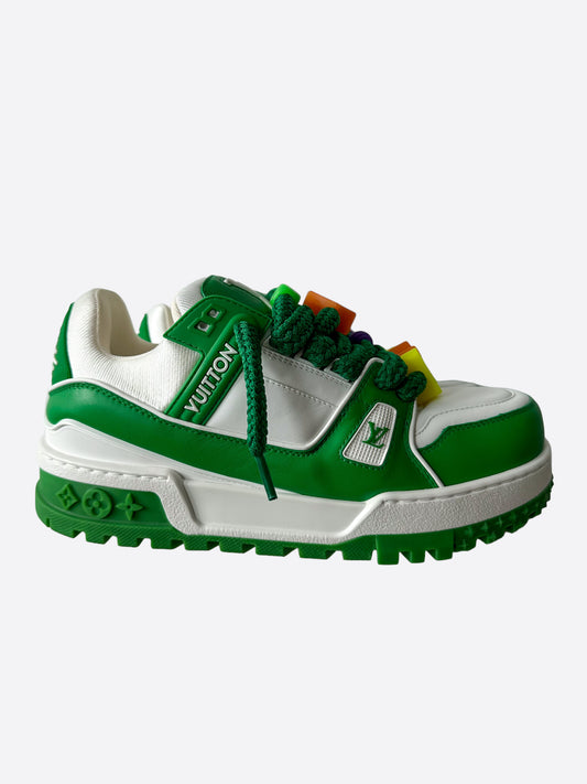 Louis Vuitton Green Monogram Maxi Trainers