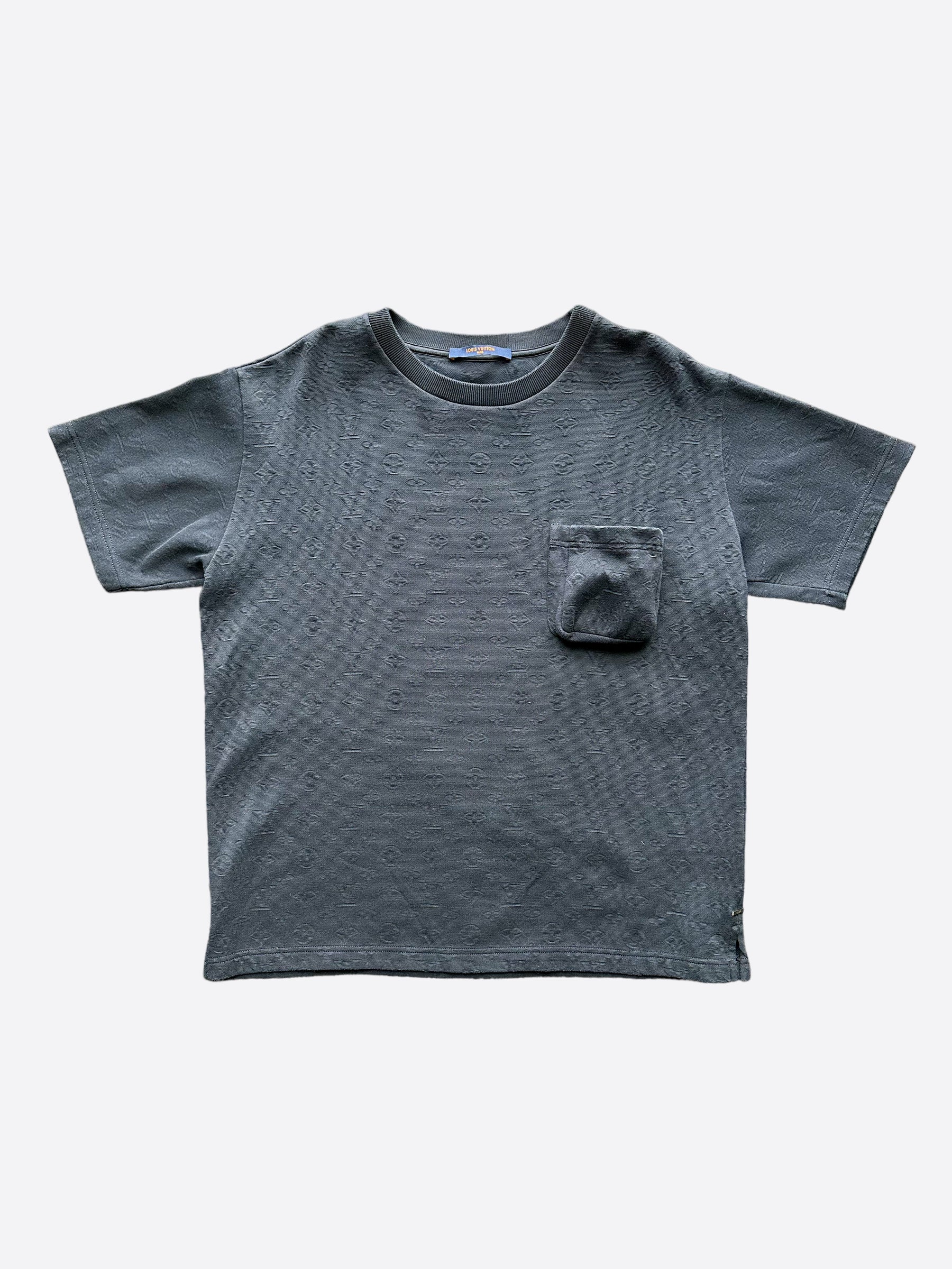 Louis Vuitton Navy Monogram Pocket T-Shirt