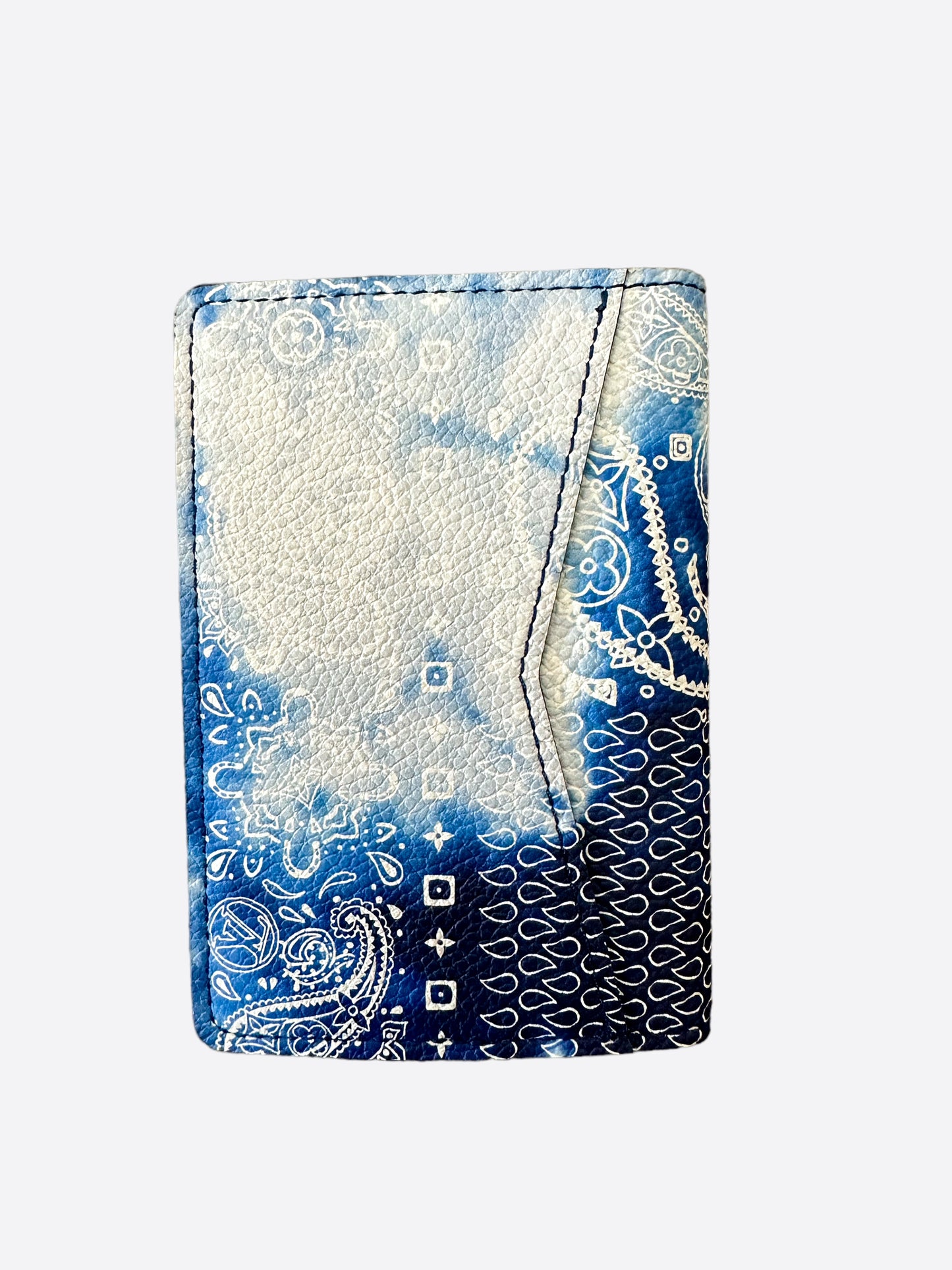 Louis Vuitton Blue Bandana Monogram Pocket Organizer