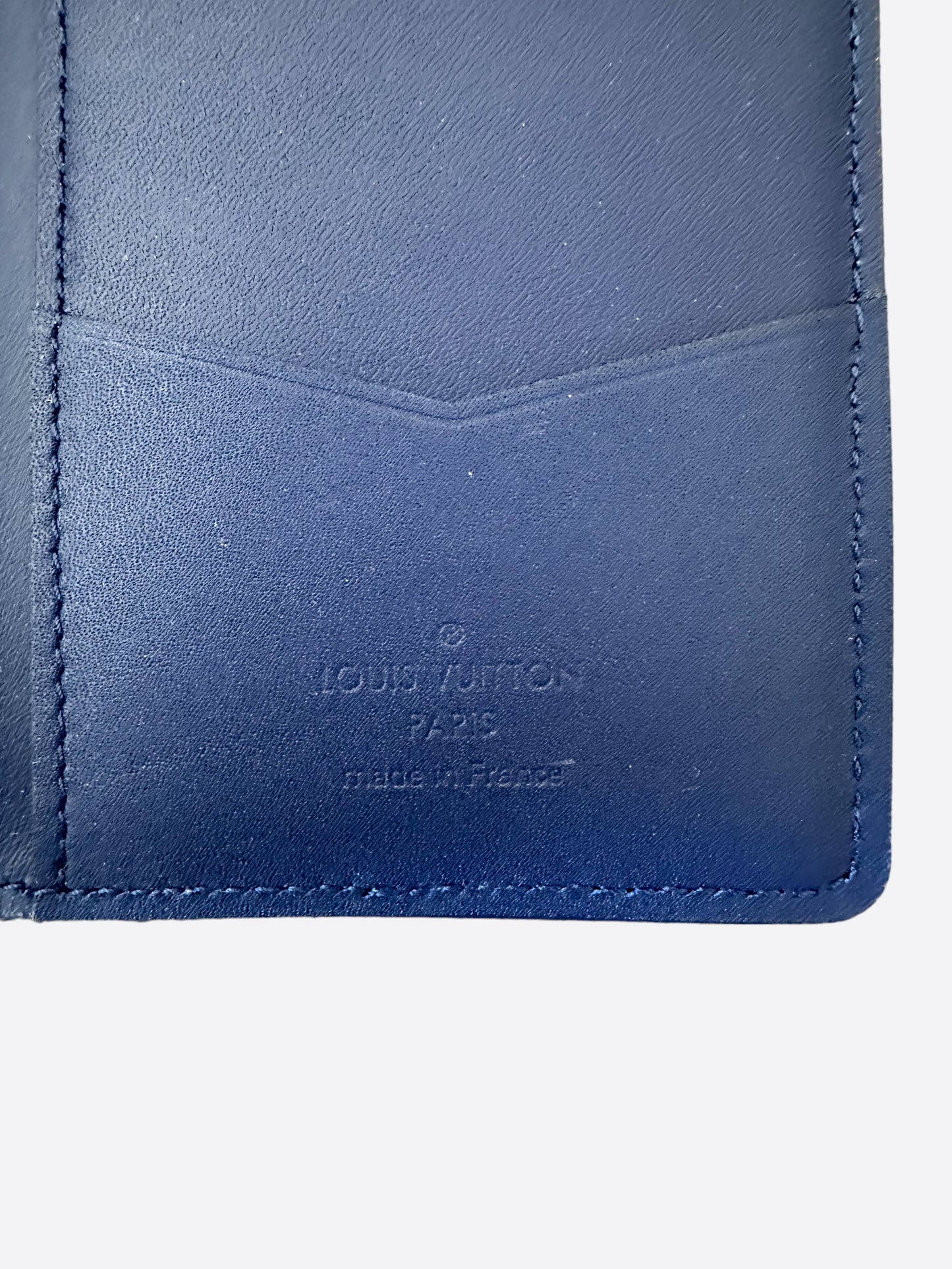 Louis Vuitton Blue Bandana Monogram Pocket Organizer