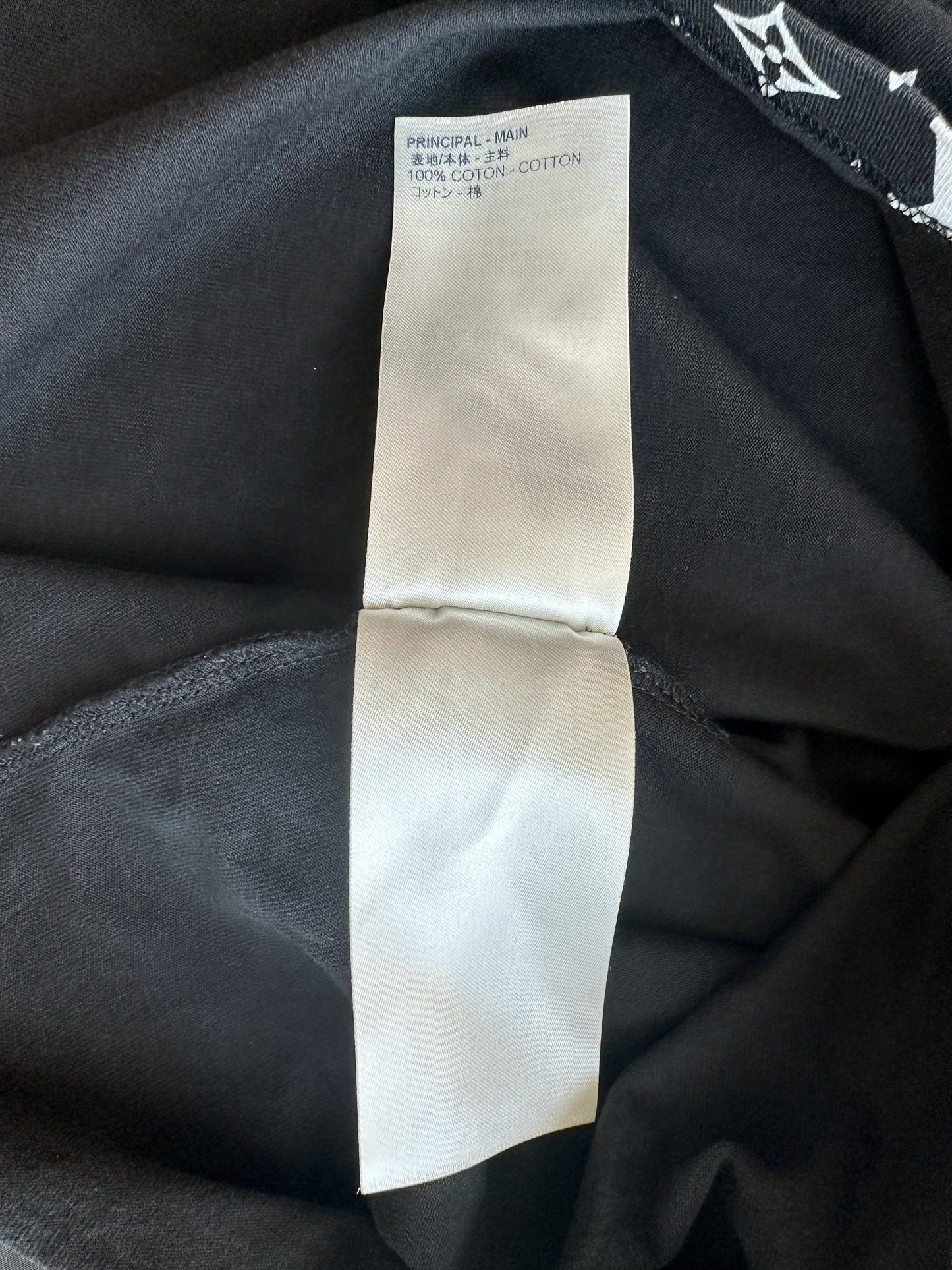 Louis Vuitton Black & White Monogram Gradient T-Shirt