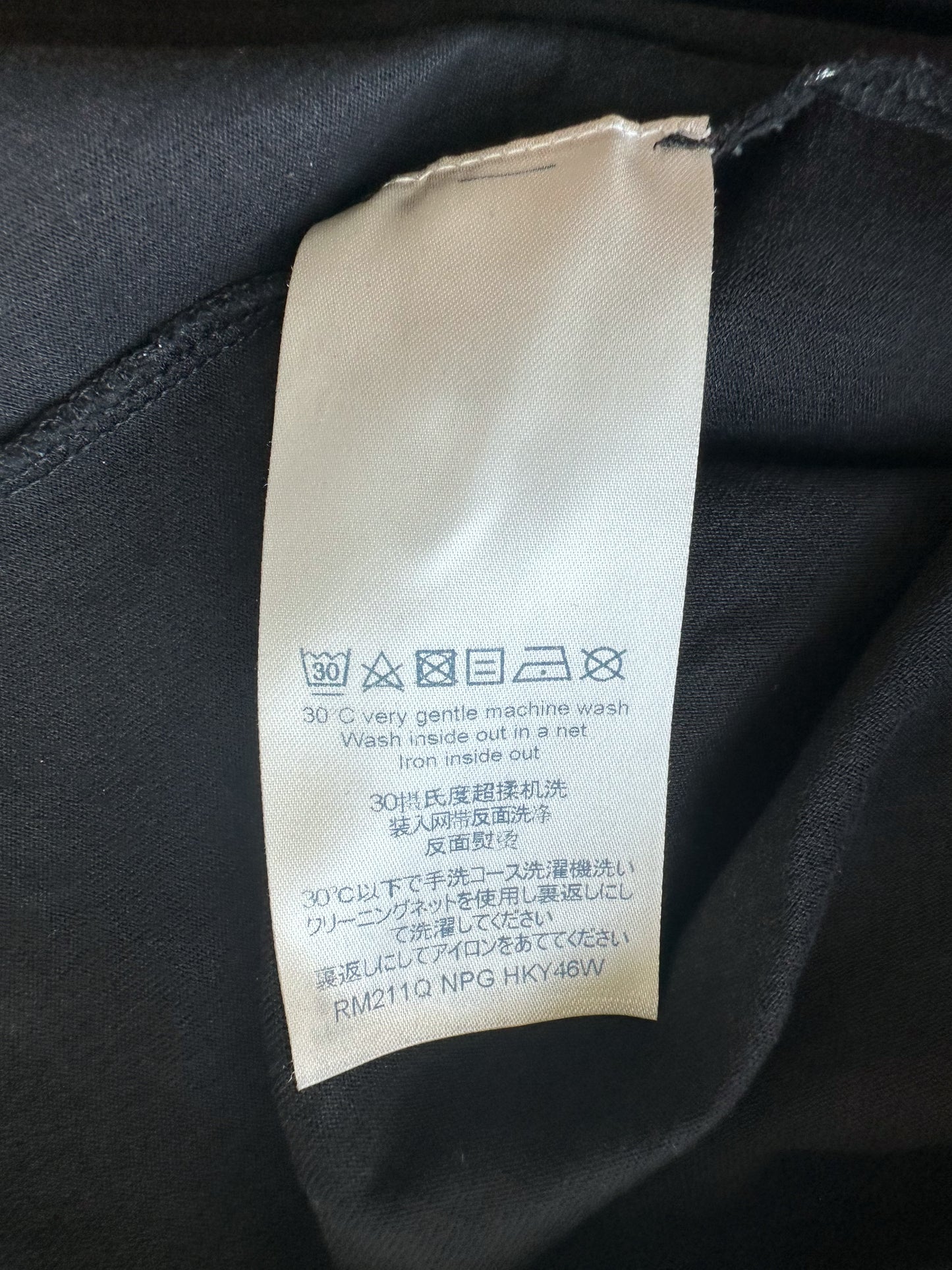 Louis Vuitton Black & White Monogram Gradient T-Shirt