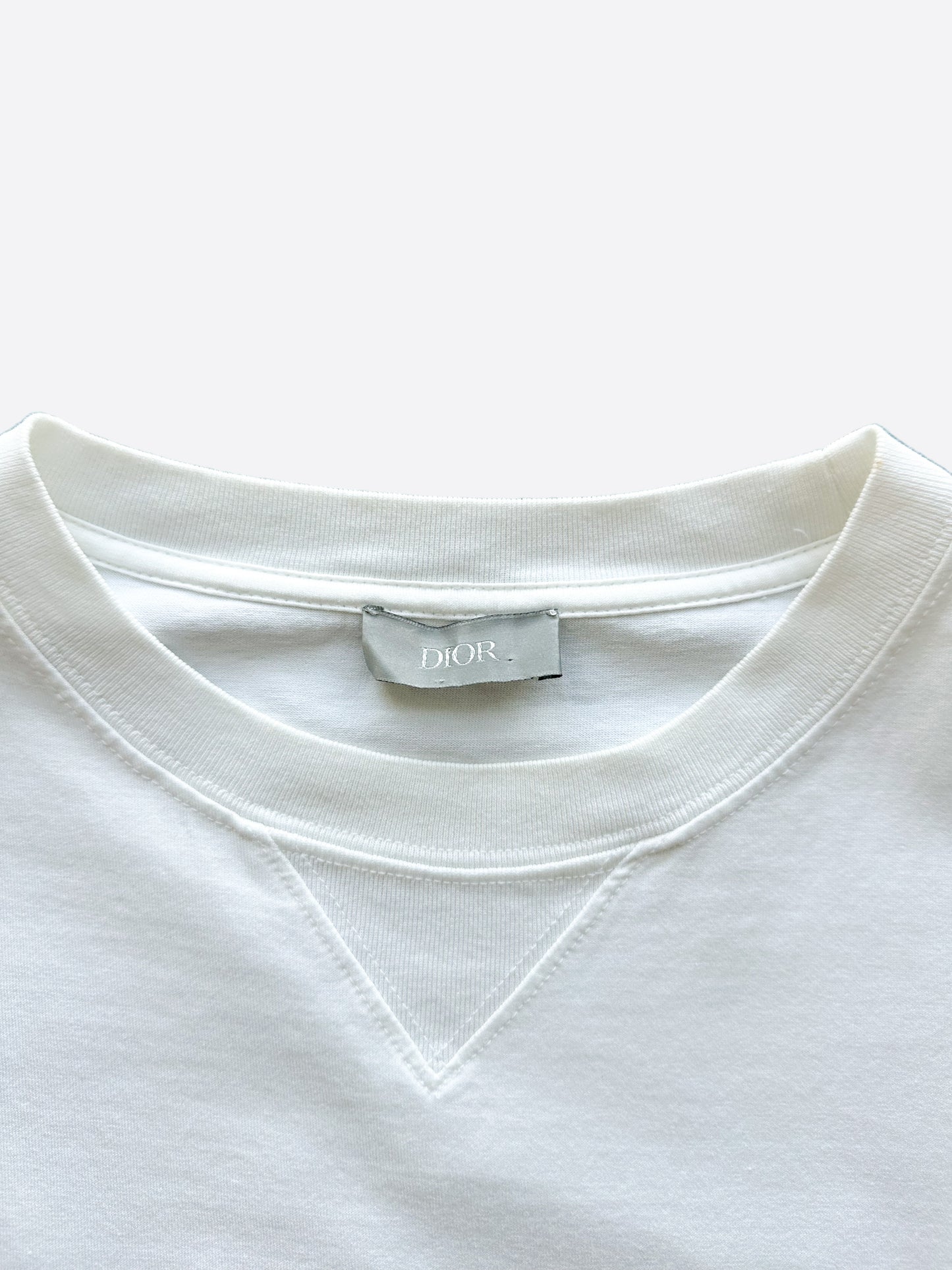 Dior White Oblique Layered T-Shirt