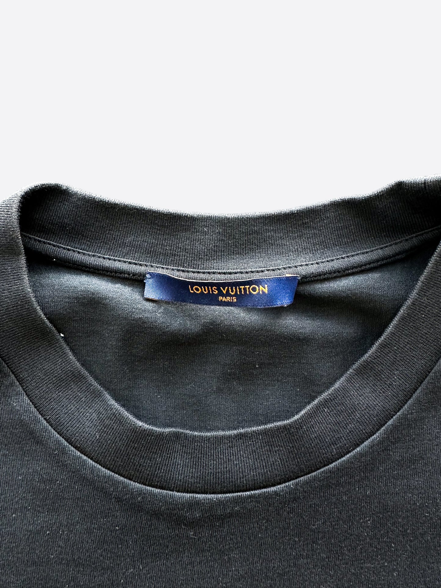 Louis Vuitton Black & White Monogram Gradient T-Shirt