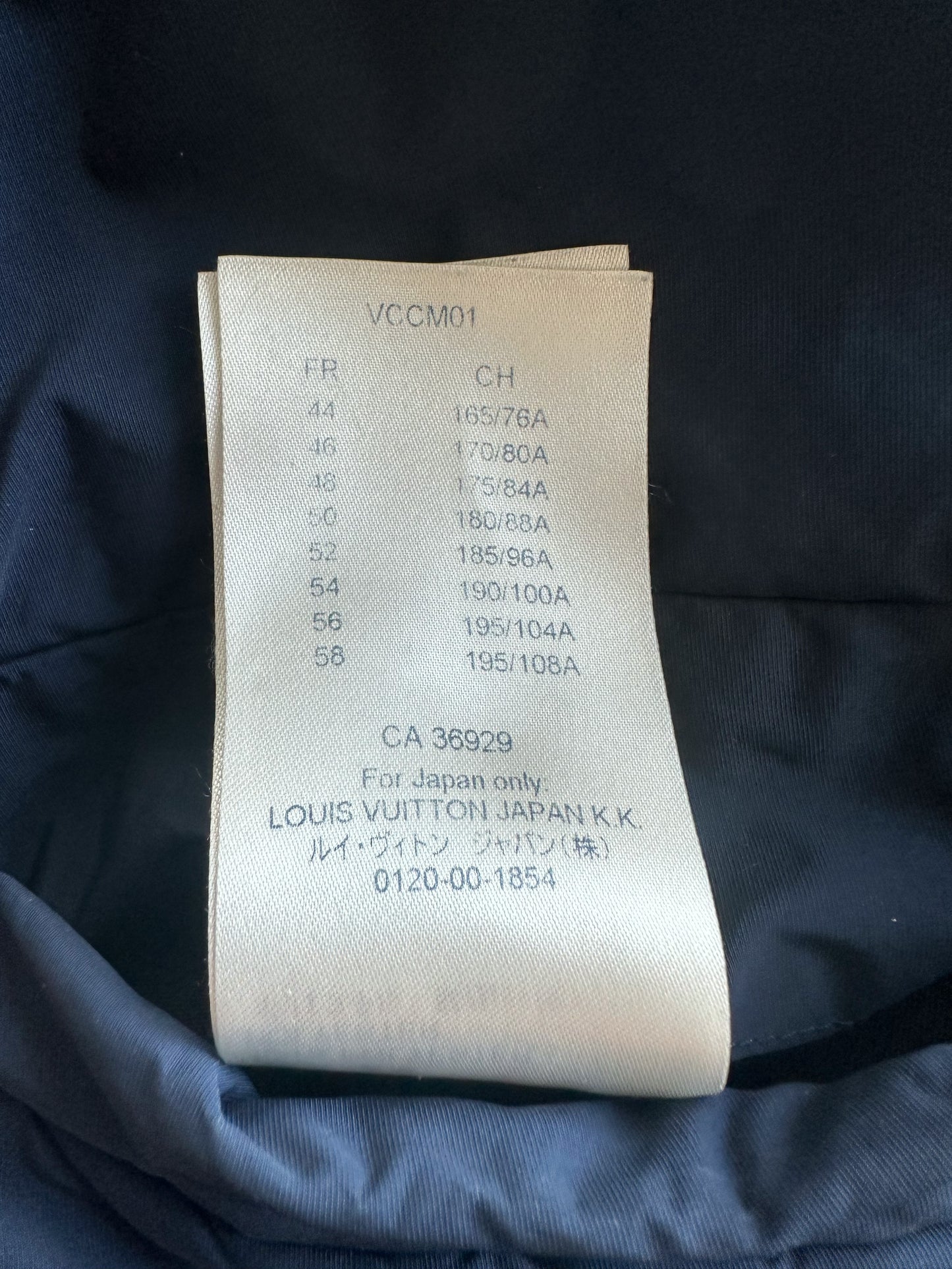 Louis Vuitton Blue Camouflage Monogram Reversible Jacket