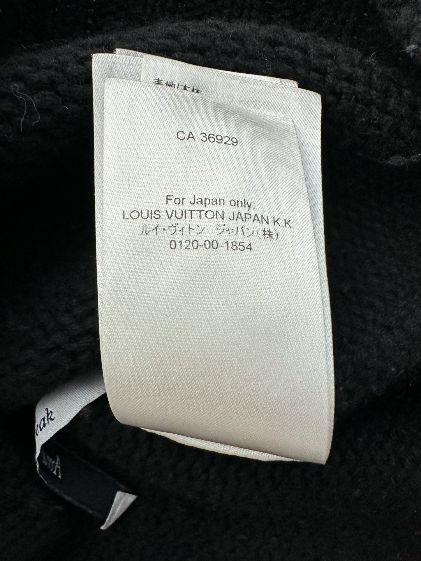 Louis Vuitton Black & Orange Knit Football Jersey