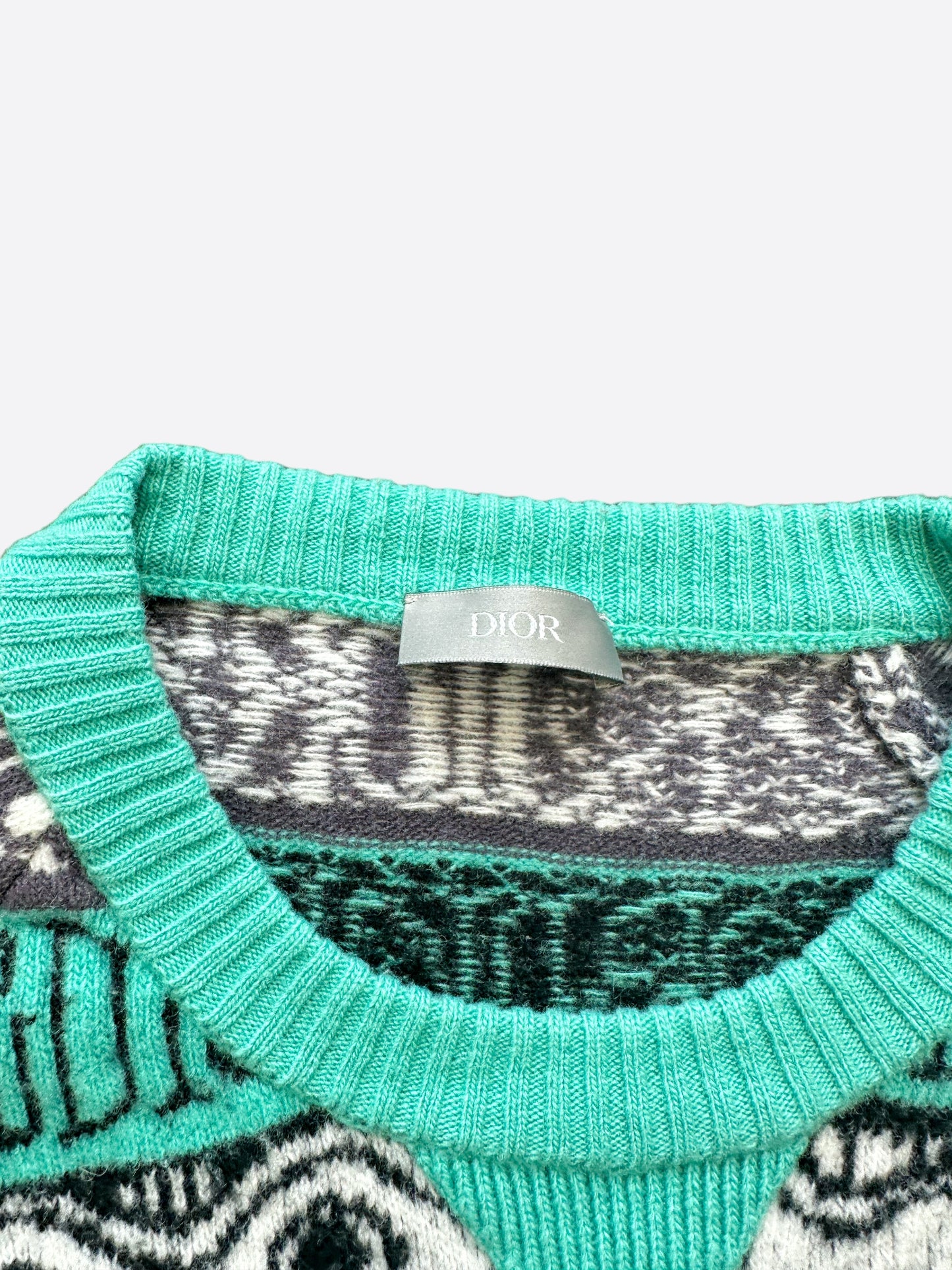 Dior Stussy Multicolor Knit Sweater