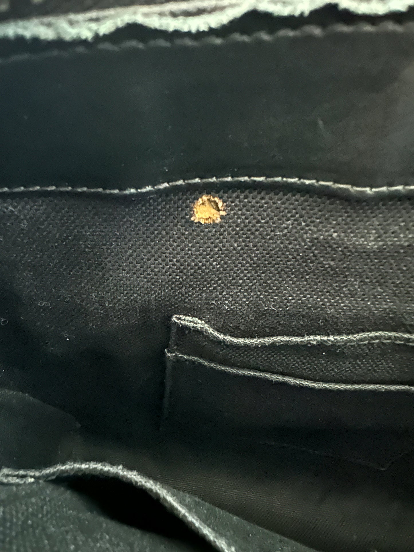 Gucci Black GG Monogram Small Messenger Bag