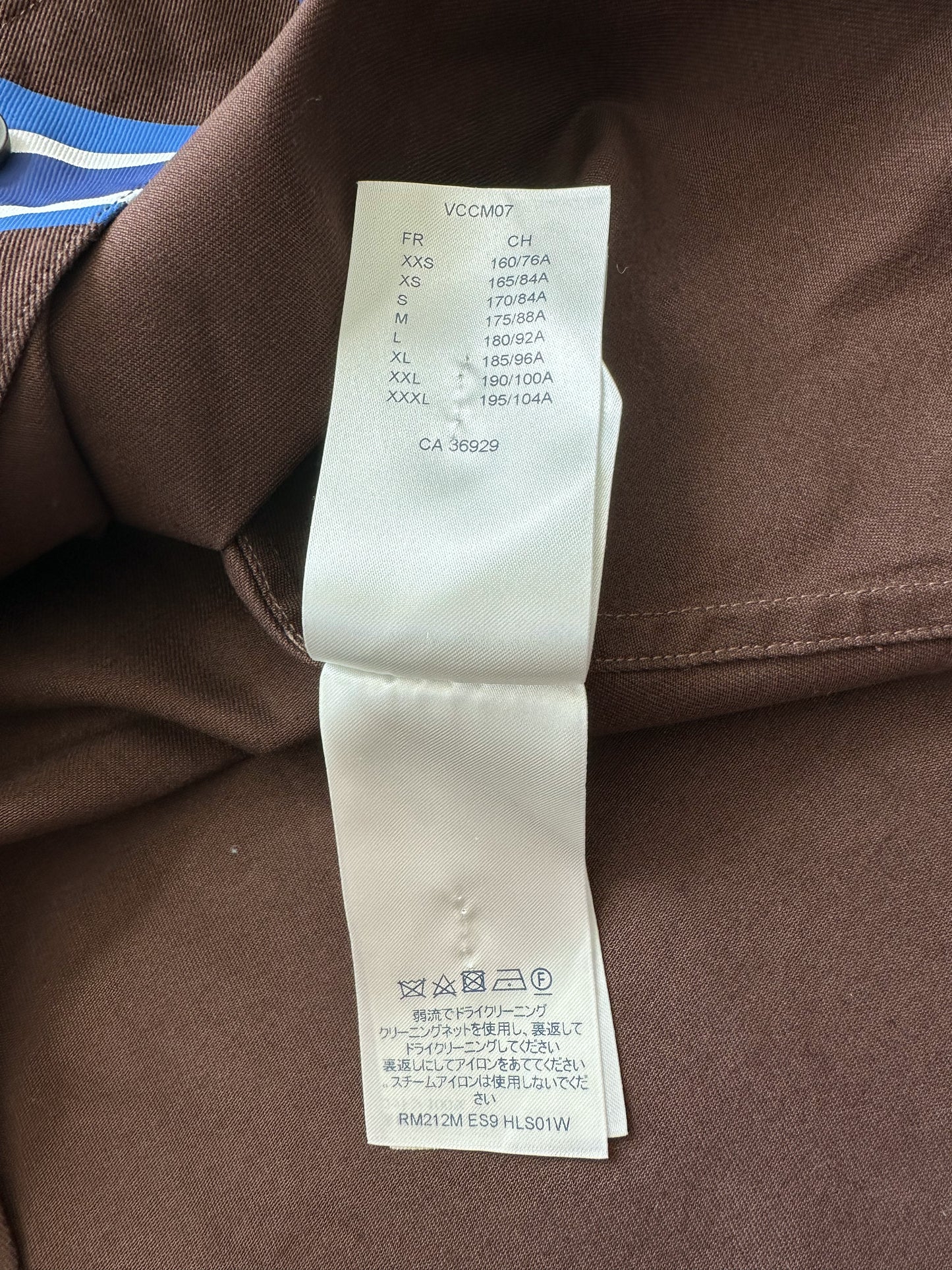 Louis Vuitton NBA Brown Multicolor Letters Button Up Shirt