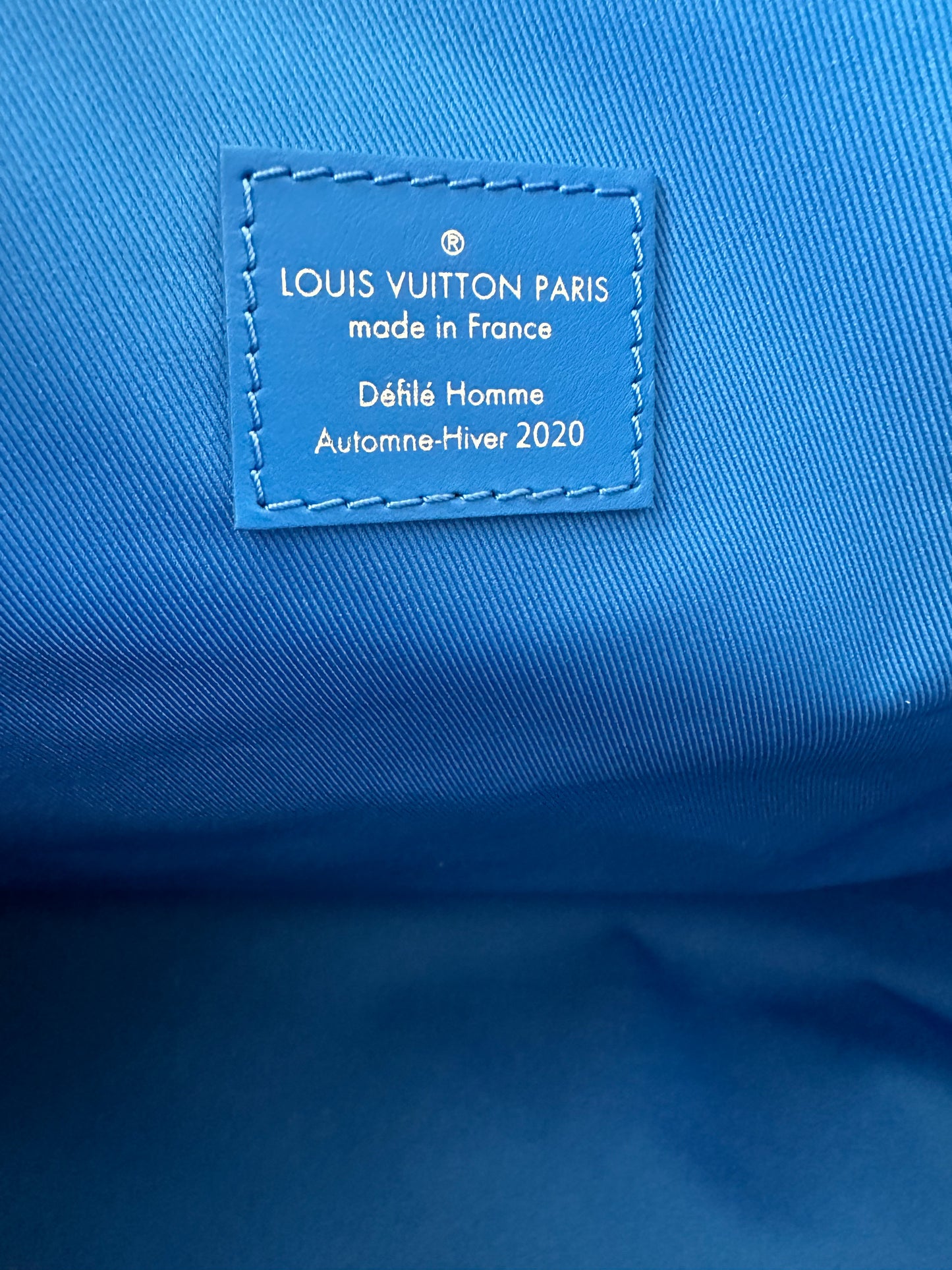 Louis Vuitton Blue Cloud Monogram Keepall 50